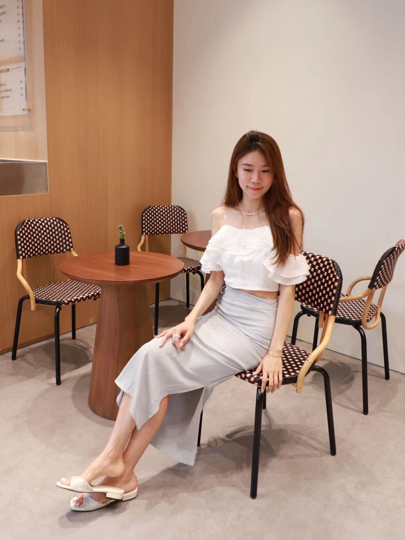 Ruffles Off Shoulder T Top