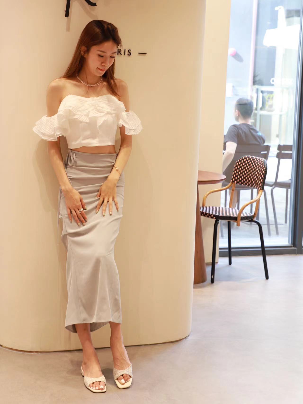 Ruffles Off Shoulder T Top