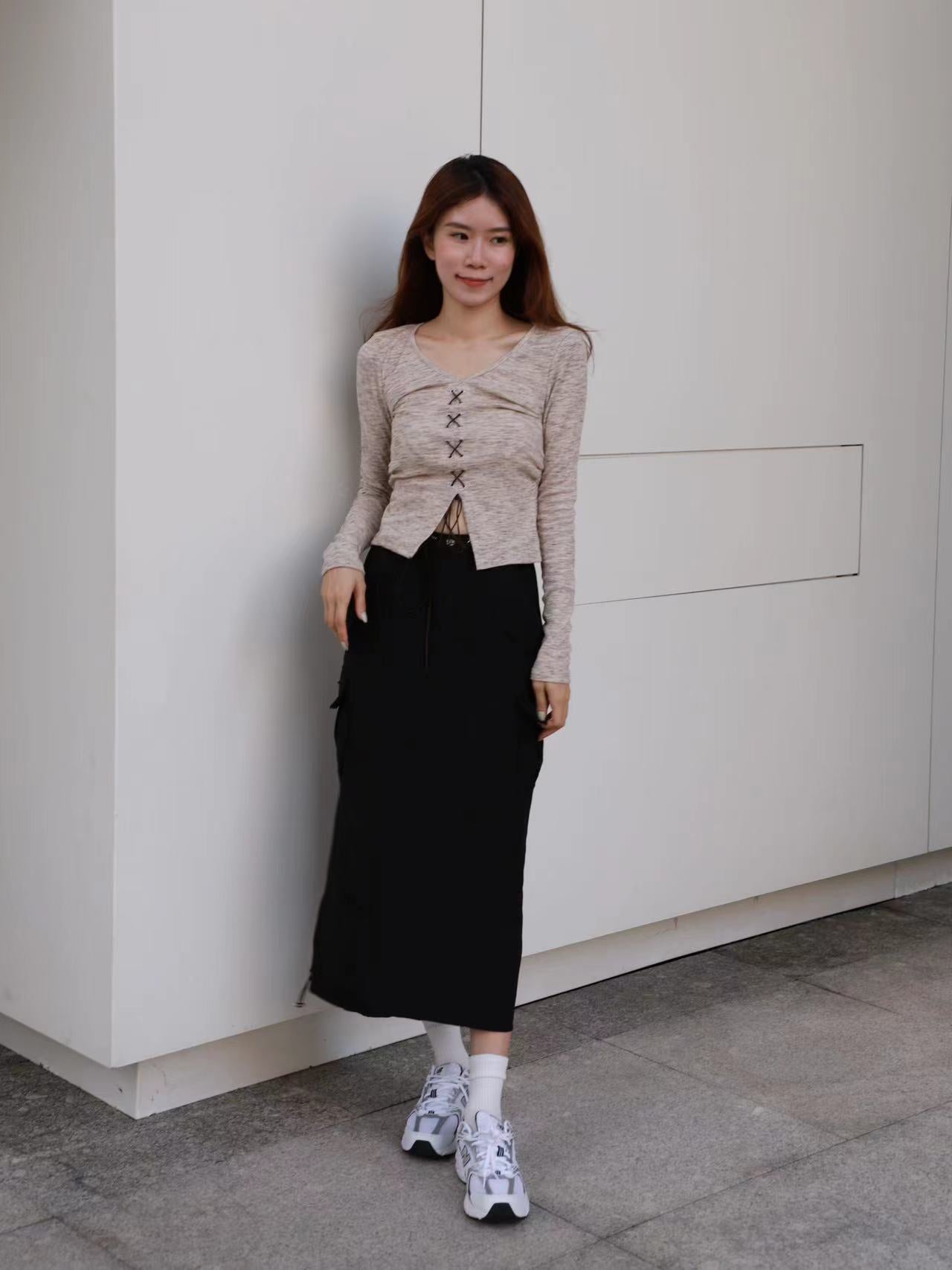 Tied Up Cowboy Long Sleeves Top