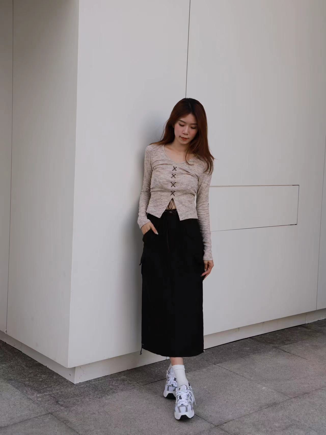 Tied Up Cowboy Long Sleeves Top