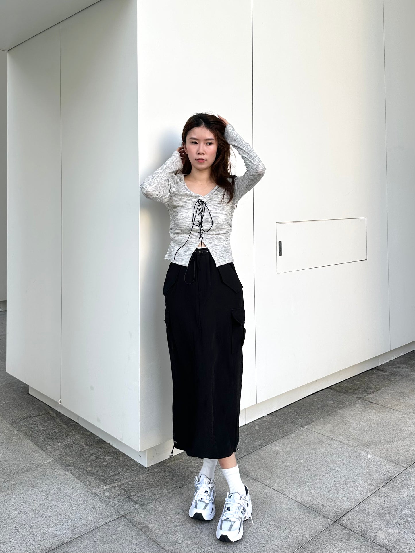 Tied Up Cowboy Long Sleeves Top