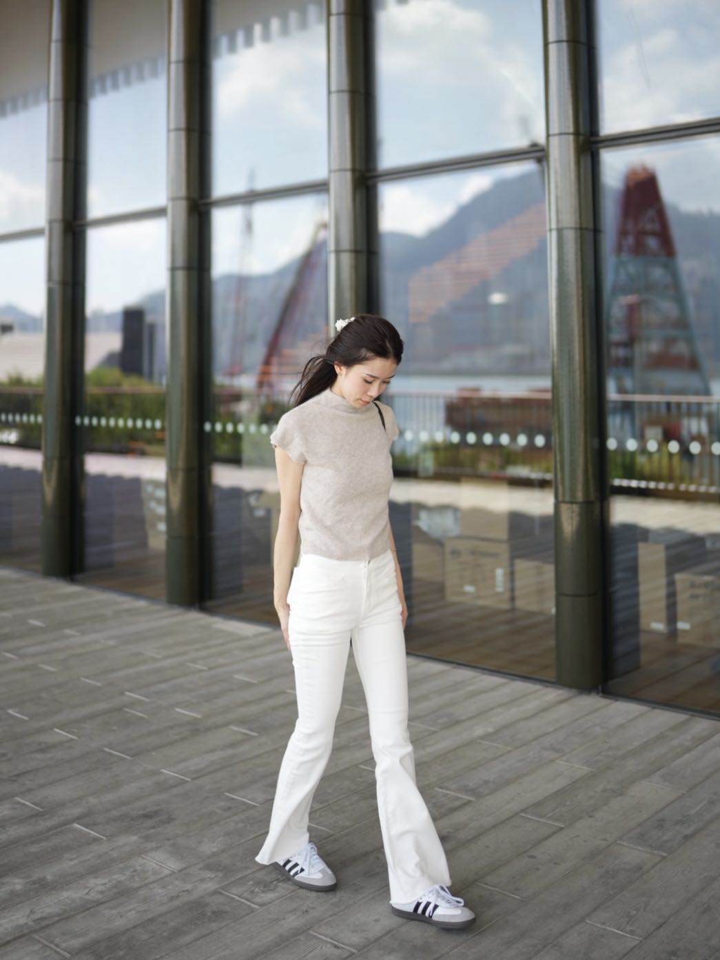 Cashmere Turtle Neck T Top