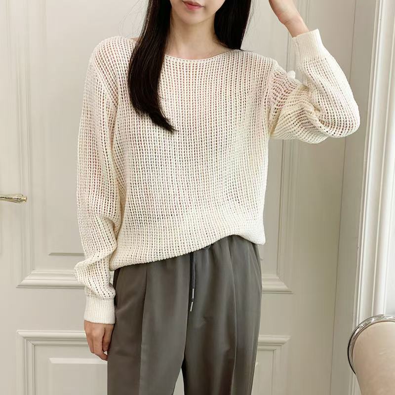 Knitted Long Sleeves Top