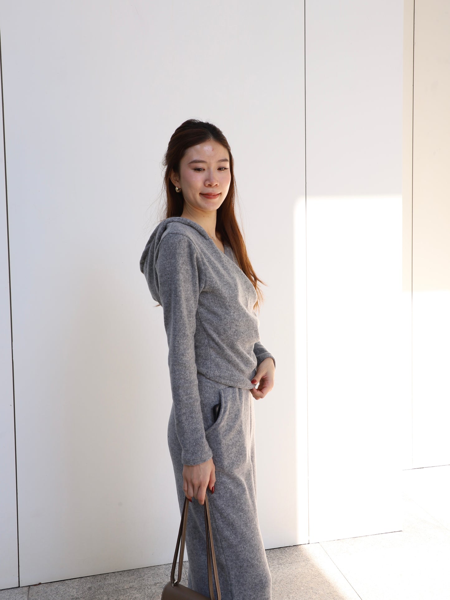 Causal Cotton Hooded Set