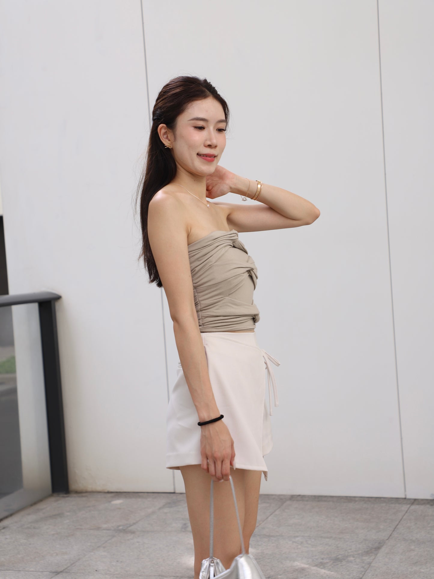 3 Knot Cotton Tube Top