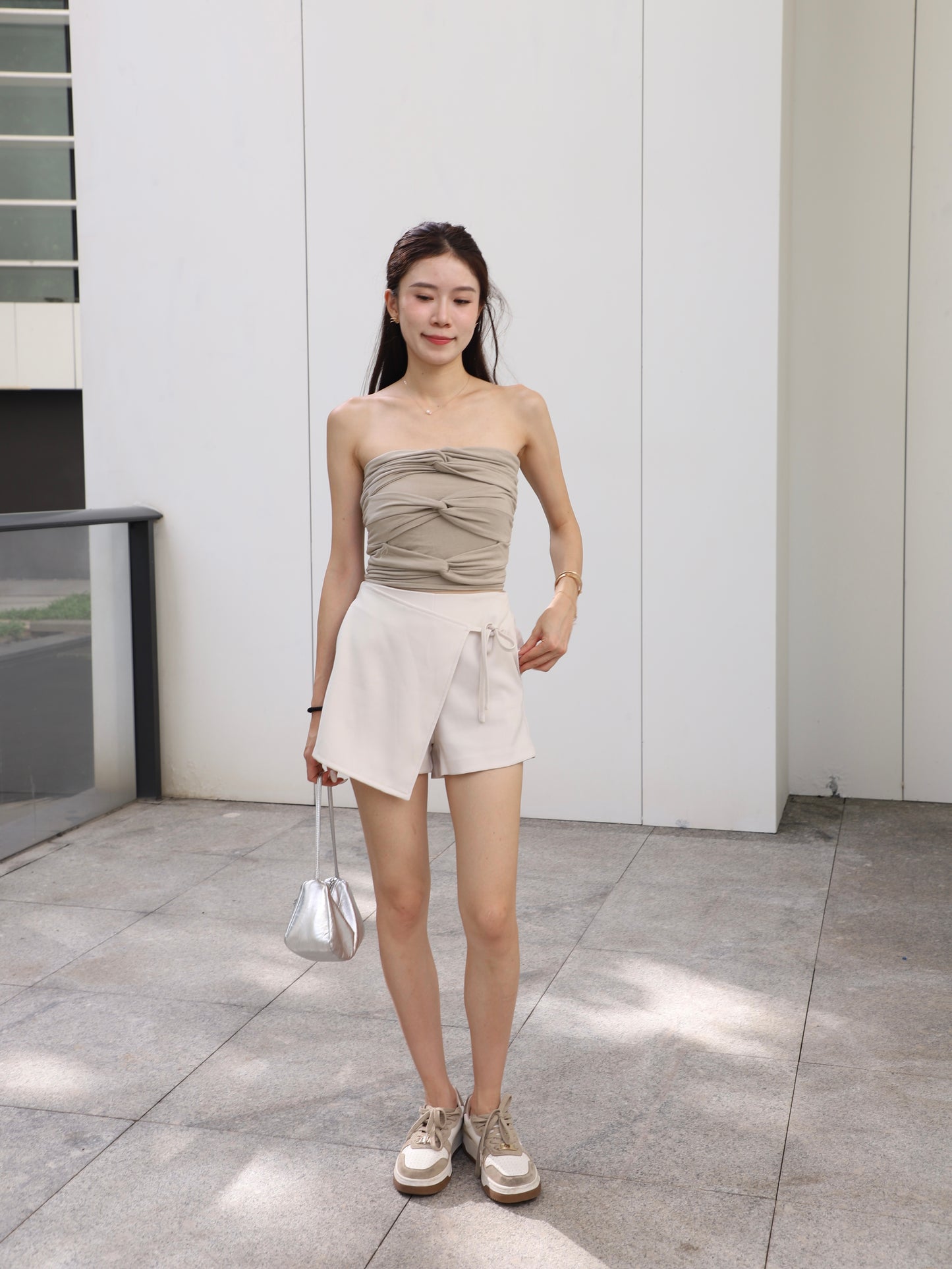 3 Knot Cotton Tube Top