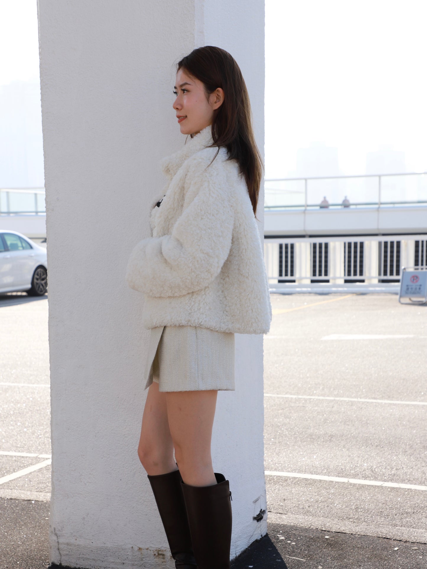 Braze Fluffy Horn Jacket