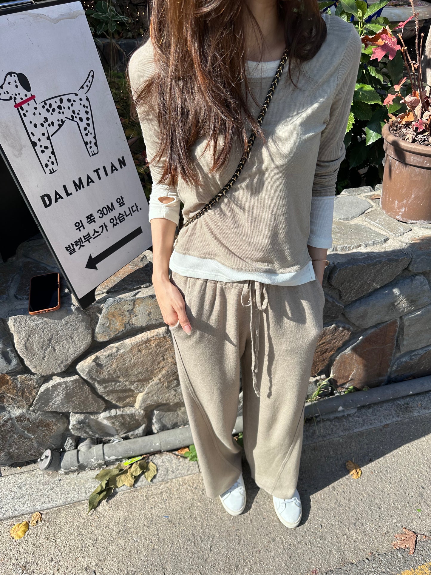 Double Layers Long Sleeves T Top