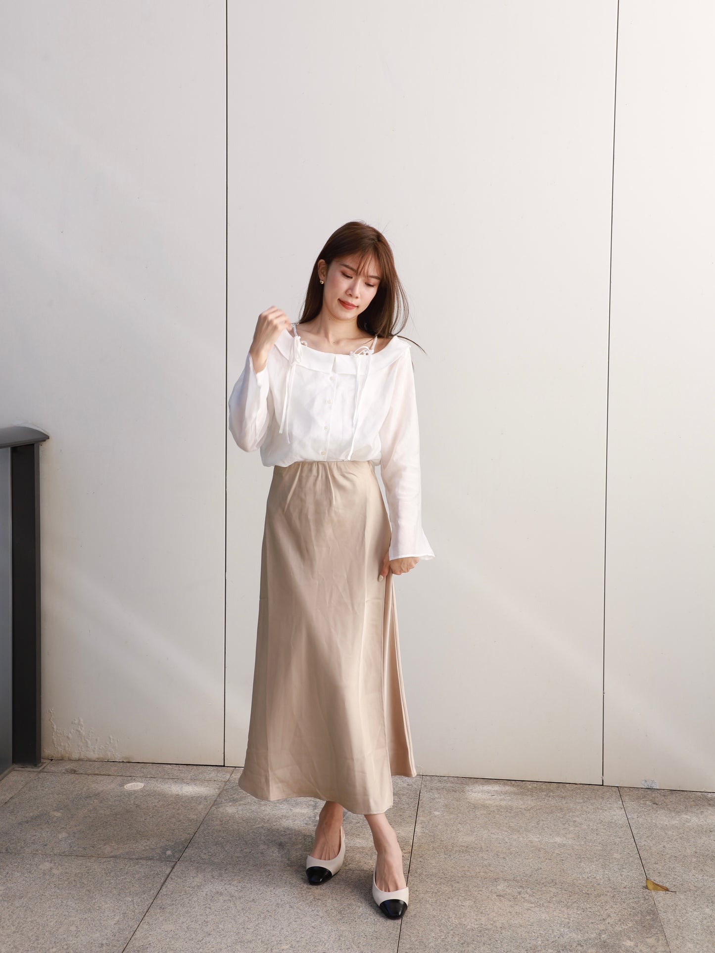 Silk Maxi Skirt
