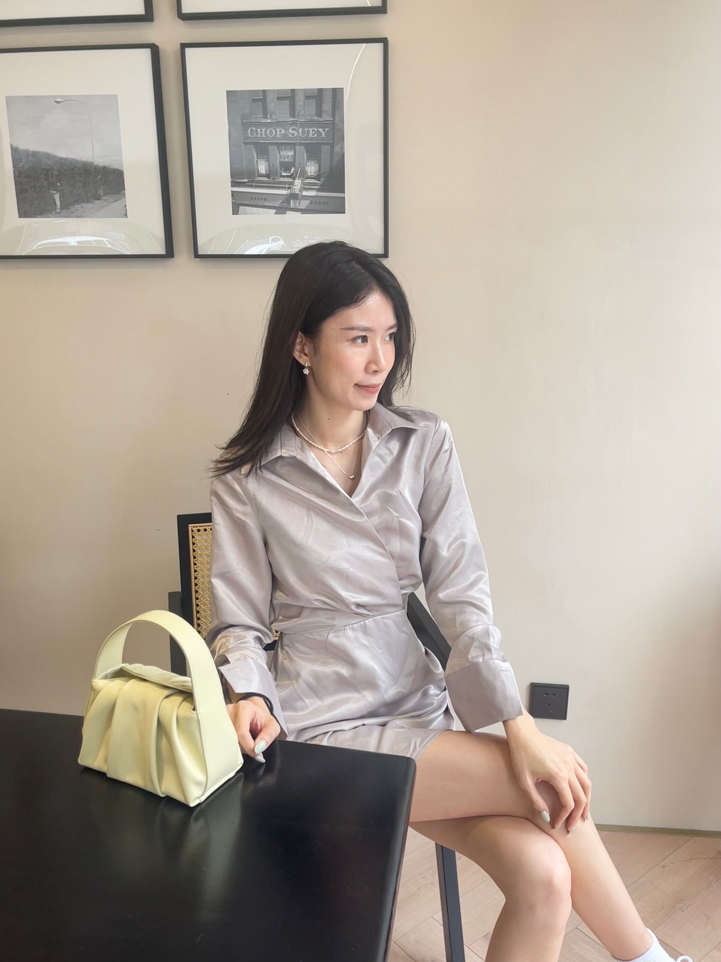 Bling Silky Mini Dress