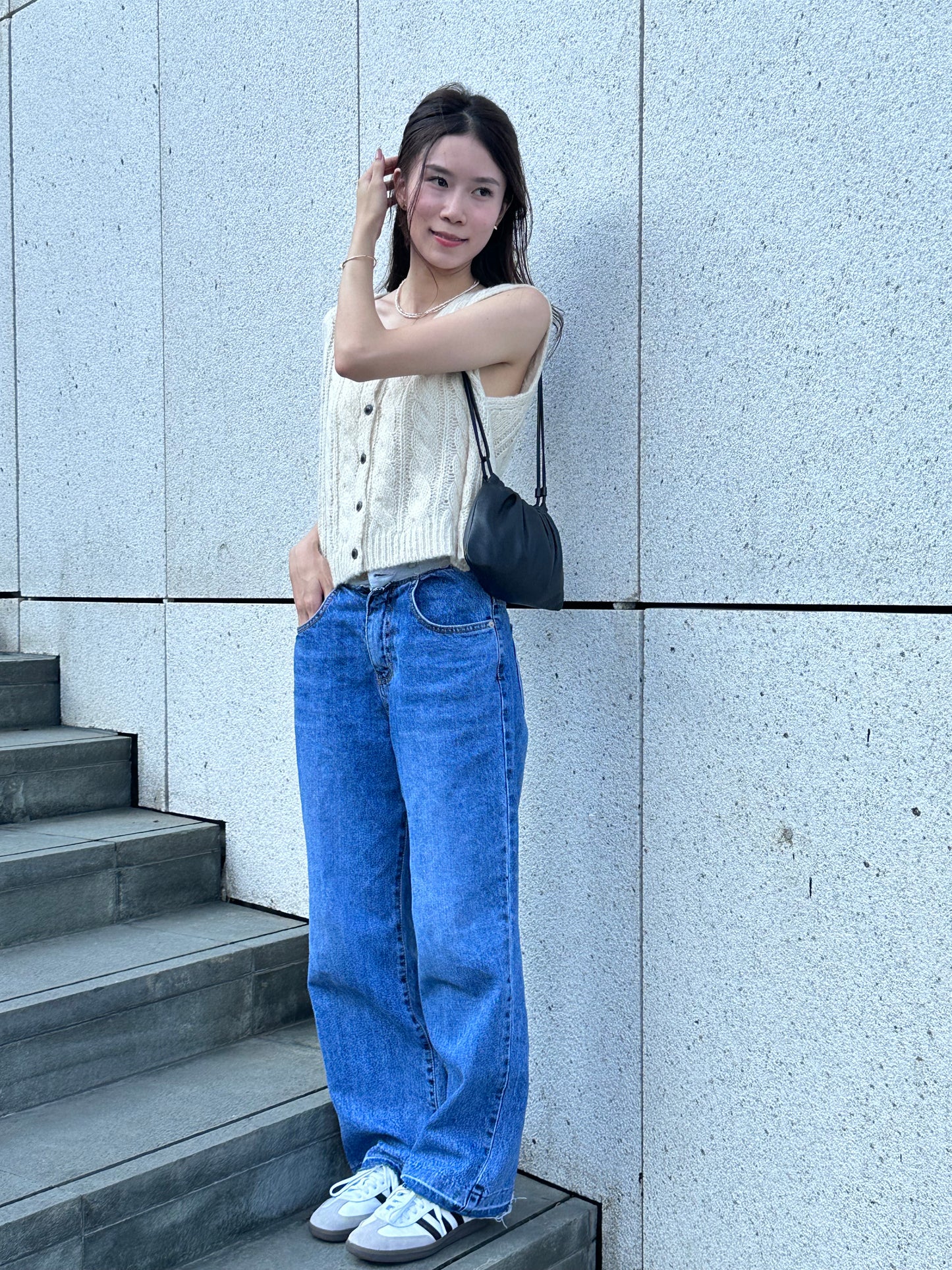 Dumpling Real Leather Bag