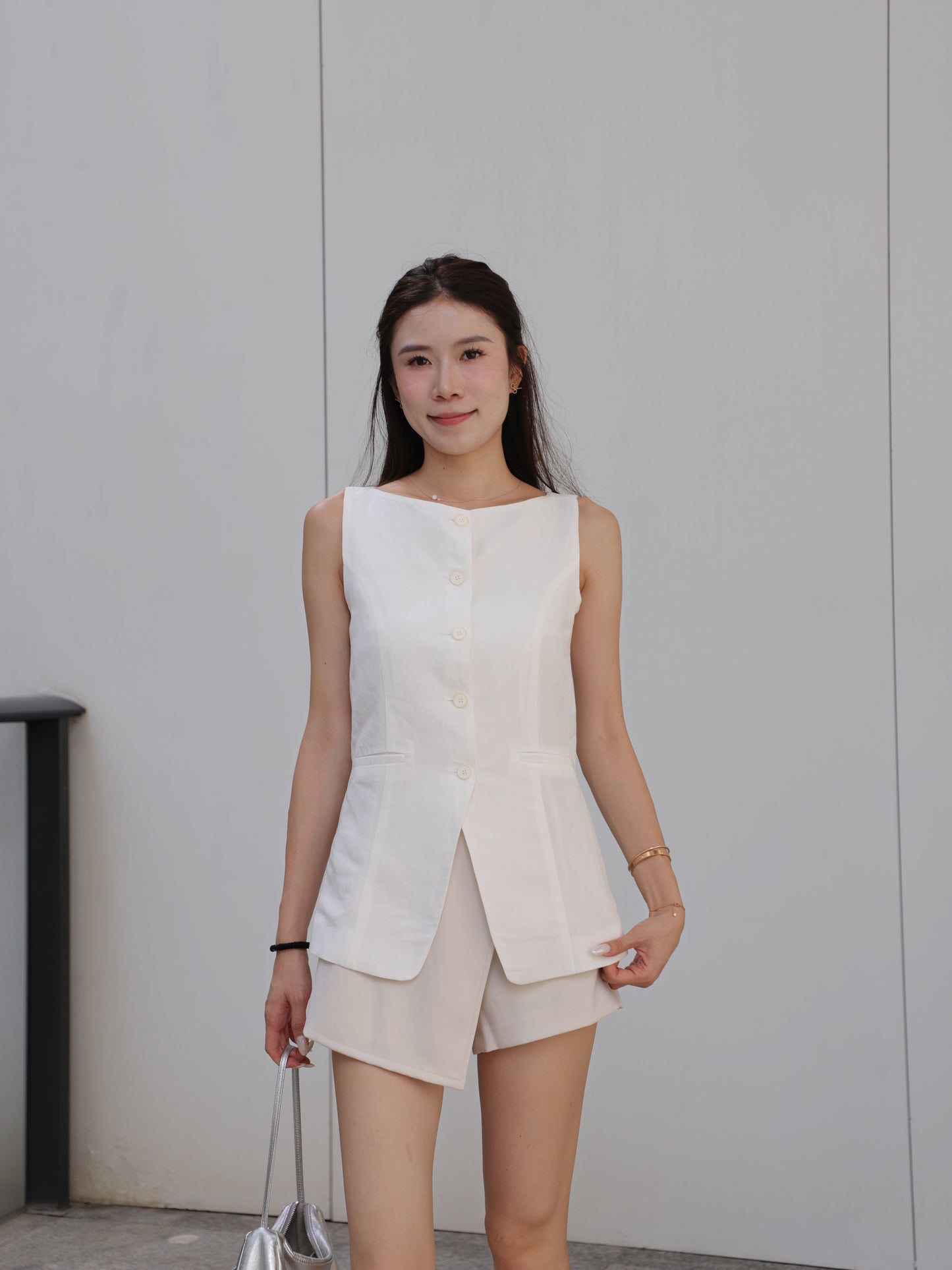 Linen Office French Tank Top