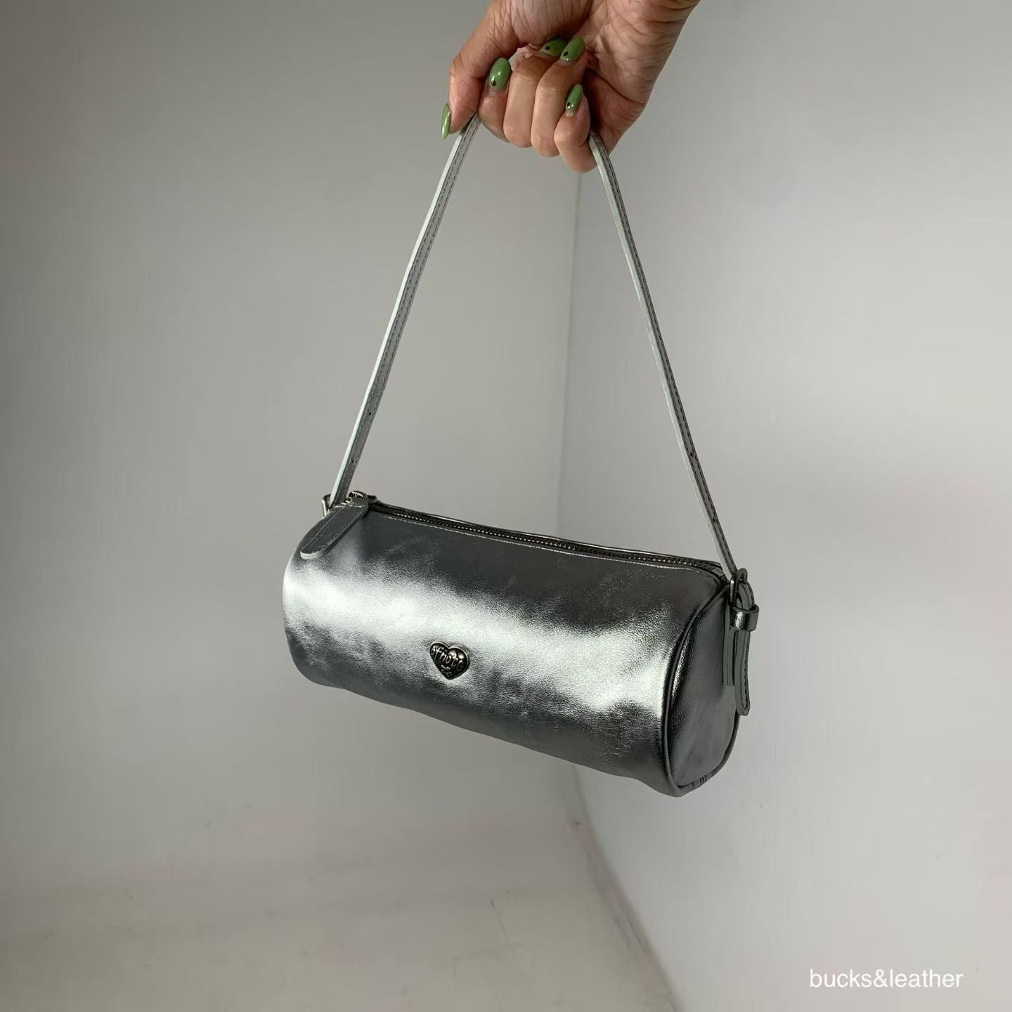Small Bucket Bag with Logo