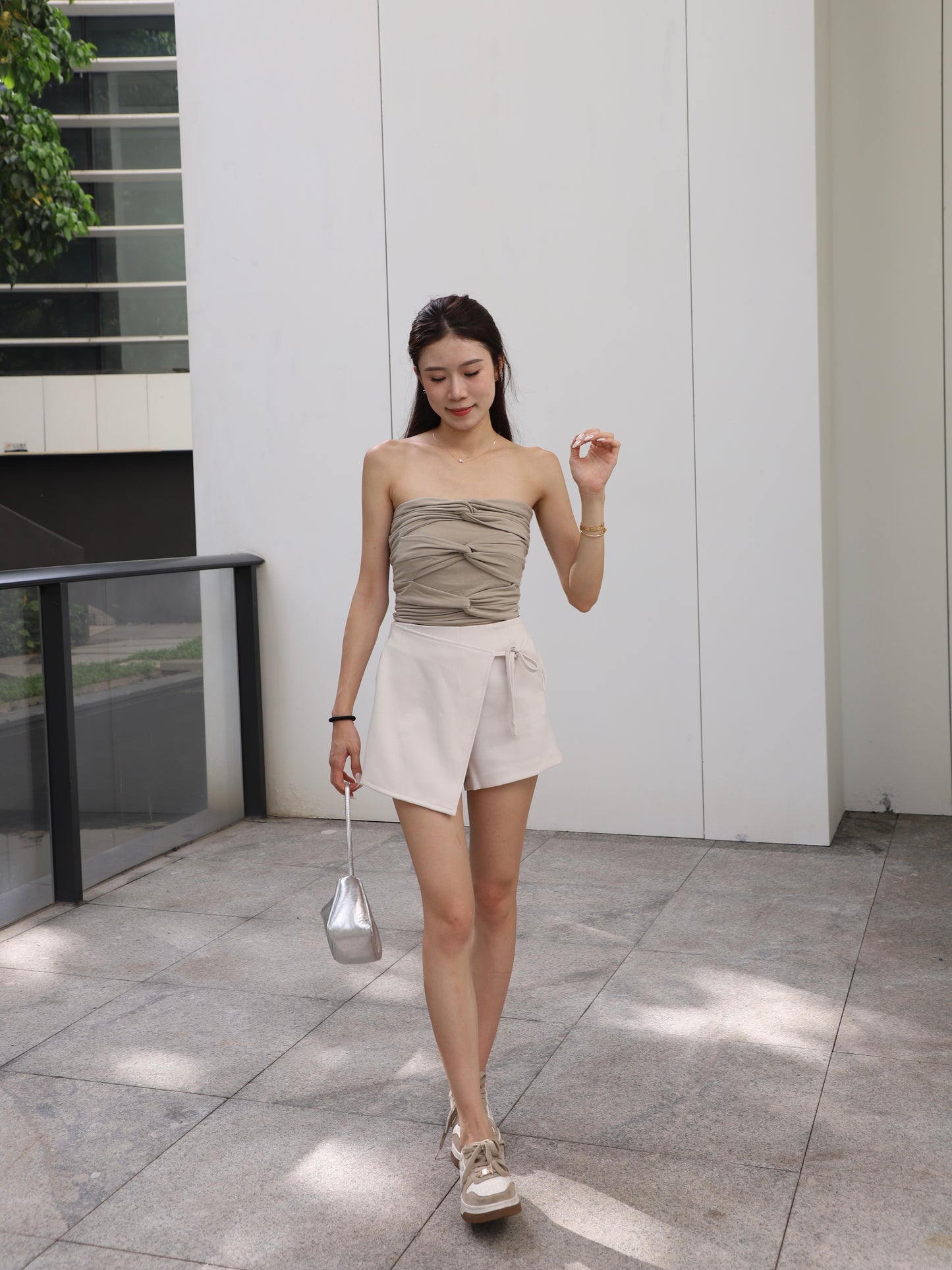 3 Knot Cotton Tube Top