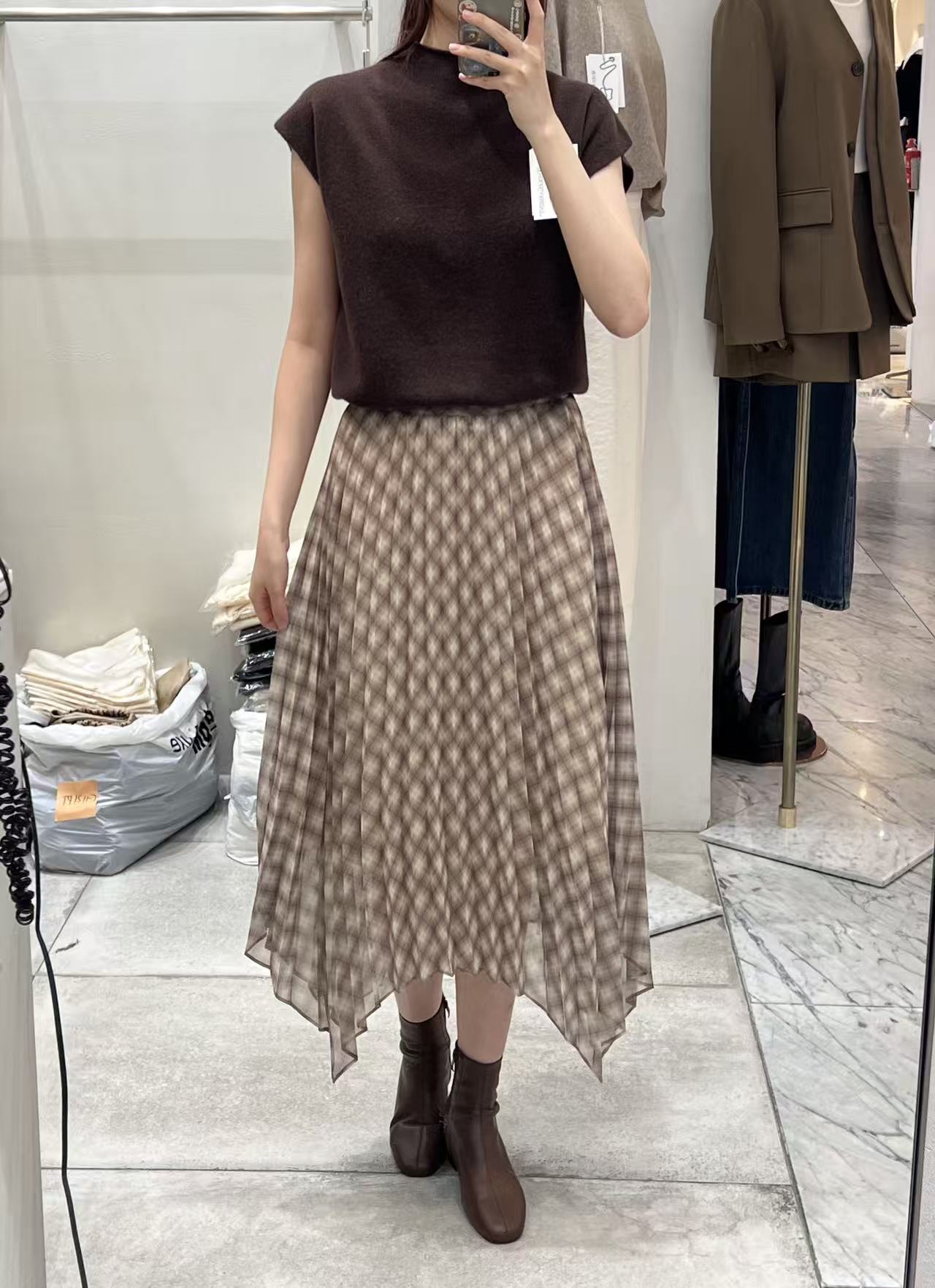 Wool Short Sleeves Top