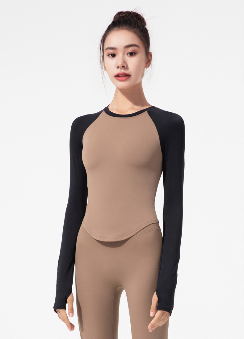 Mix Colour Long Sleeves Top