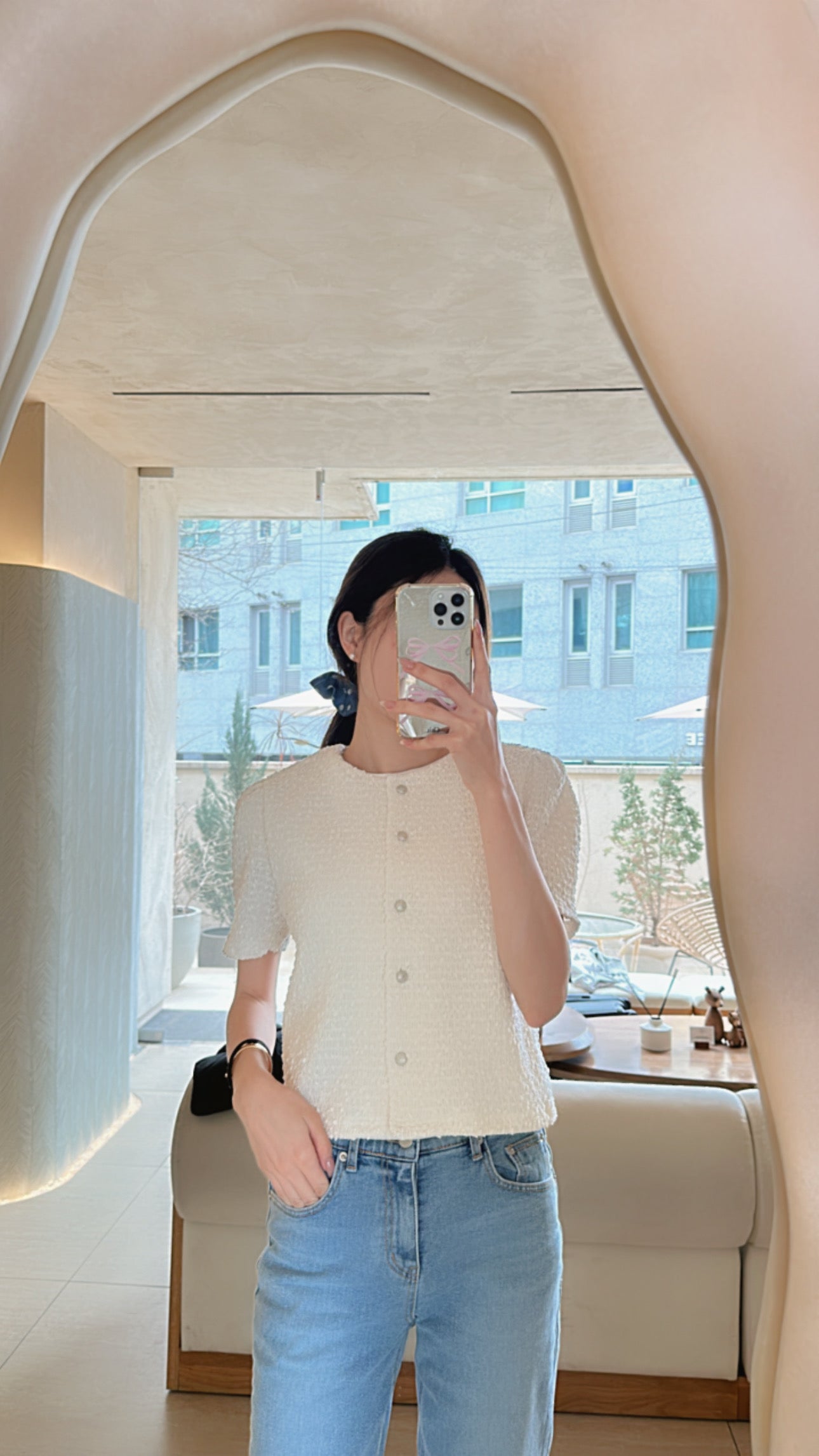 Tweed Lily T Top