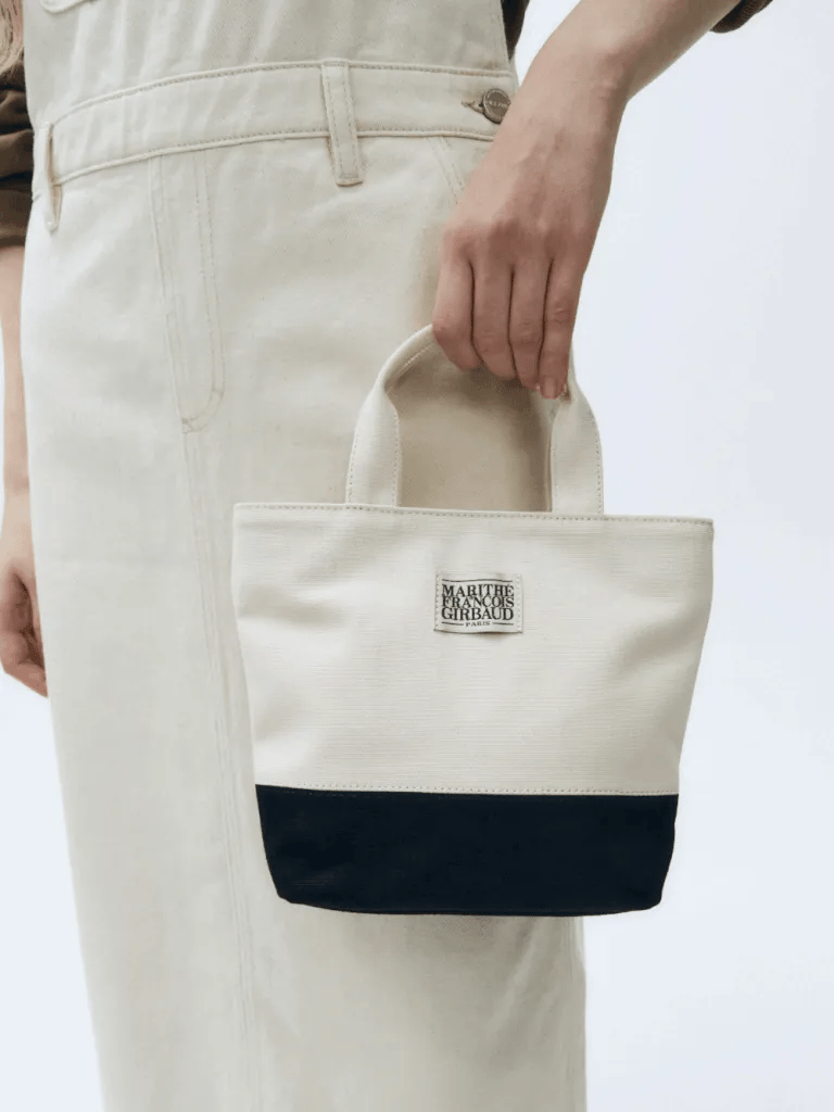 MARITHE FRANCOIS GIRBAUD CLASSIC LOGO CANVAS TOTE BAG [3 colors