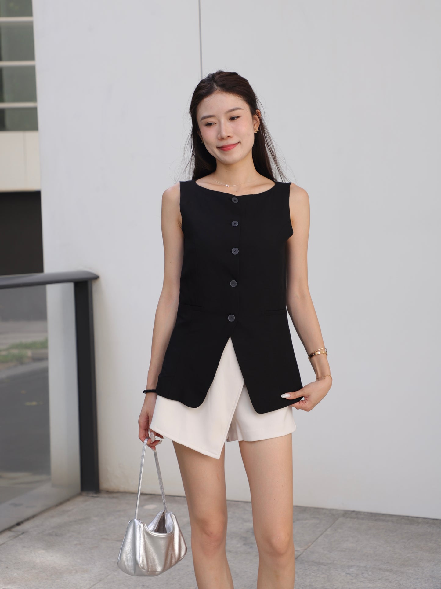 Linen Office French Tank Top
