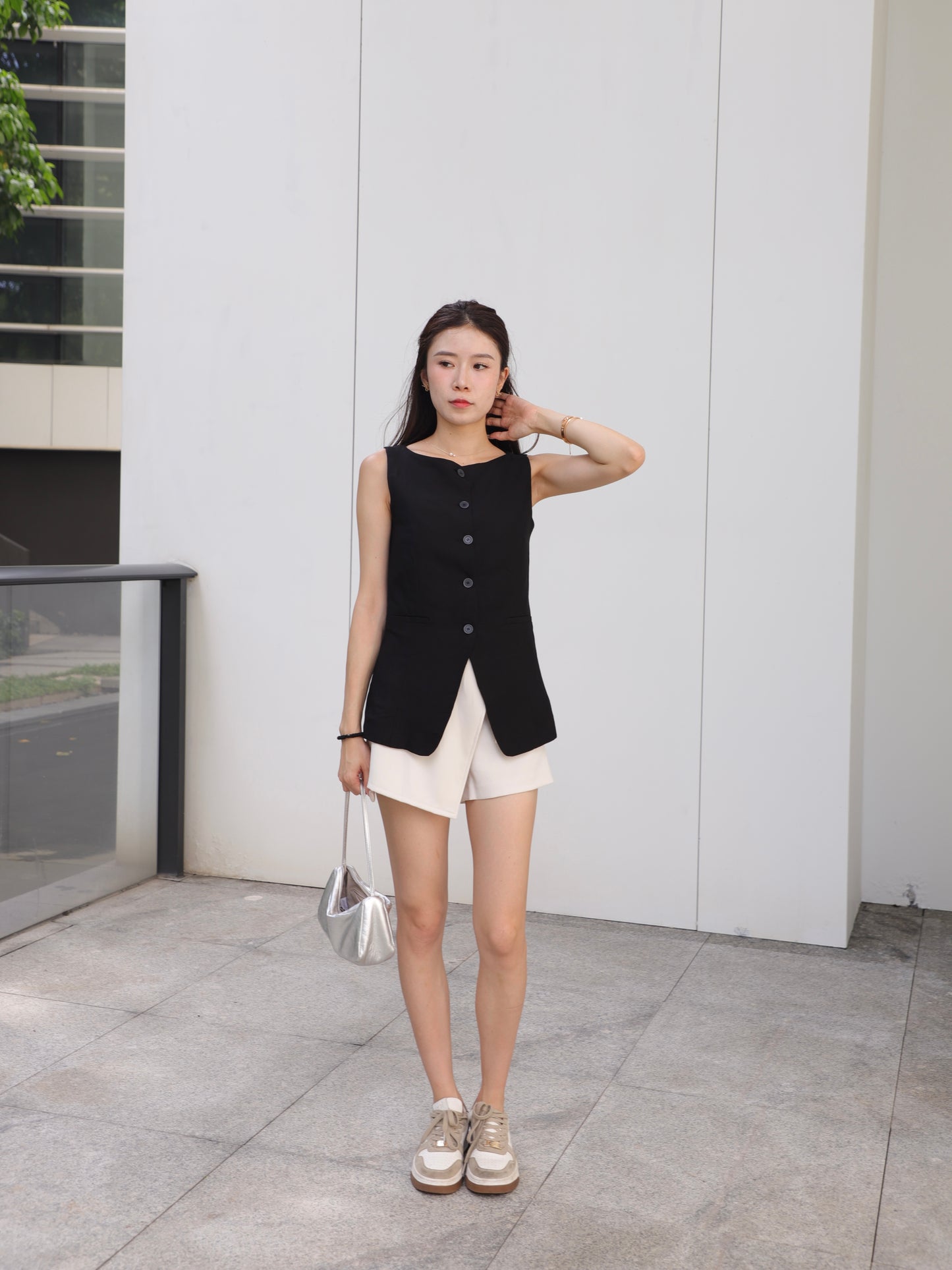 Linen Office French Tank Top