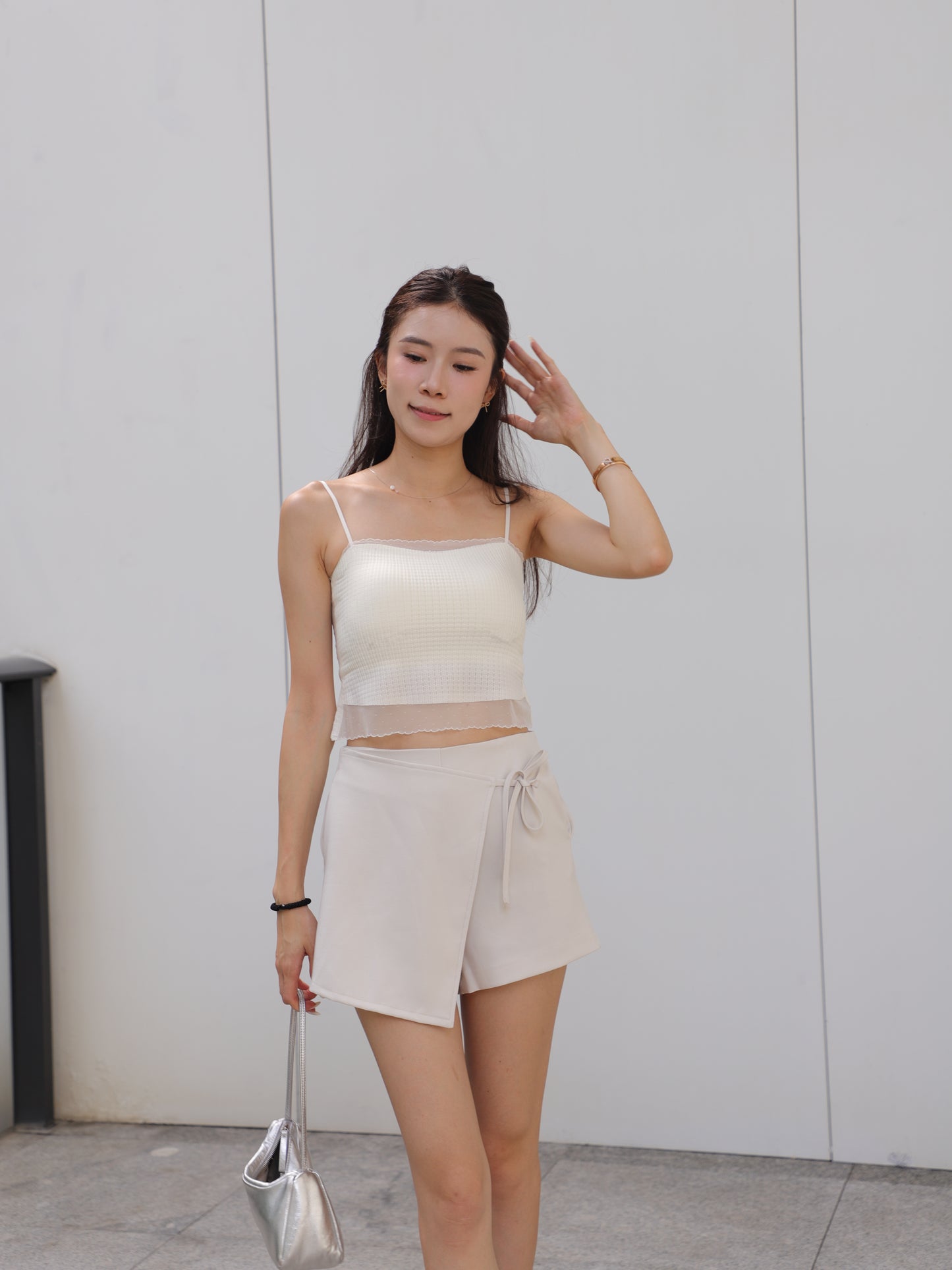 Half See Through Bra Top