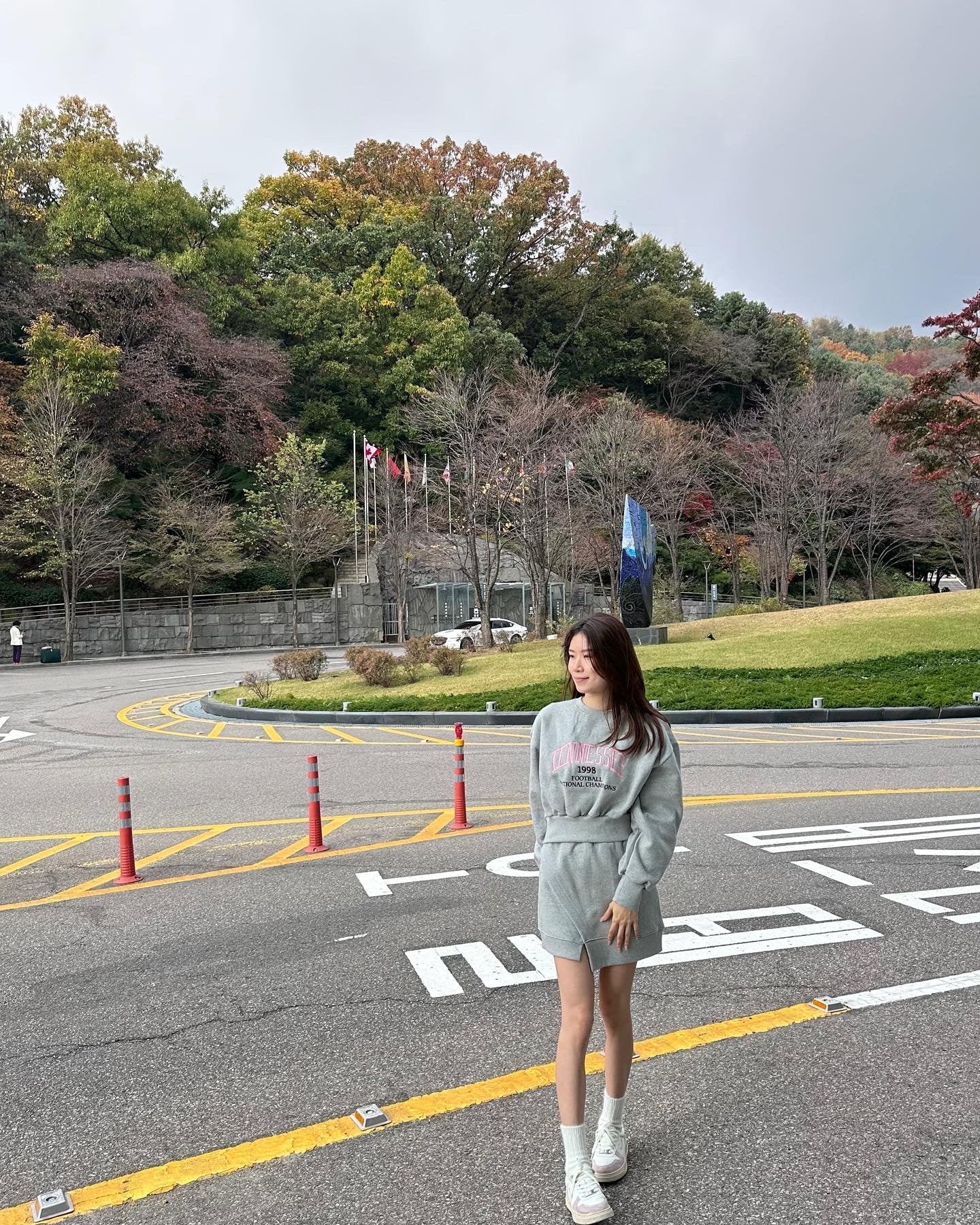 Sporty Sweater & Skirt Set