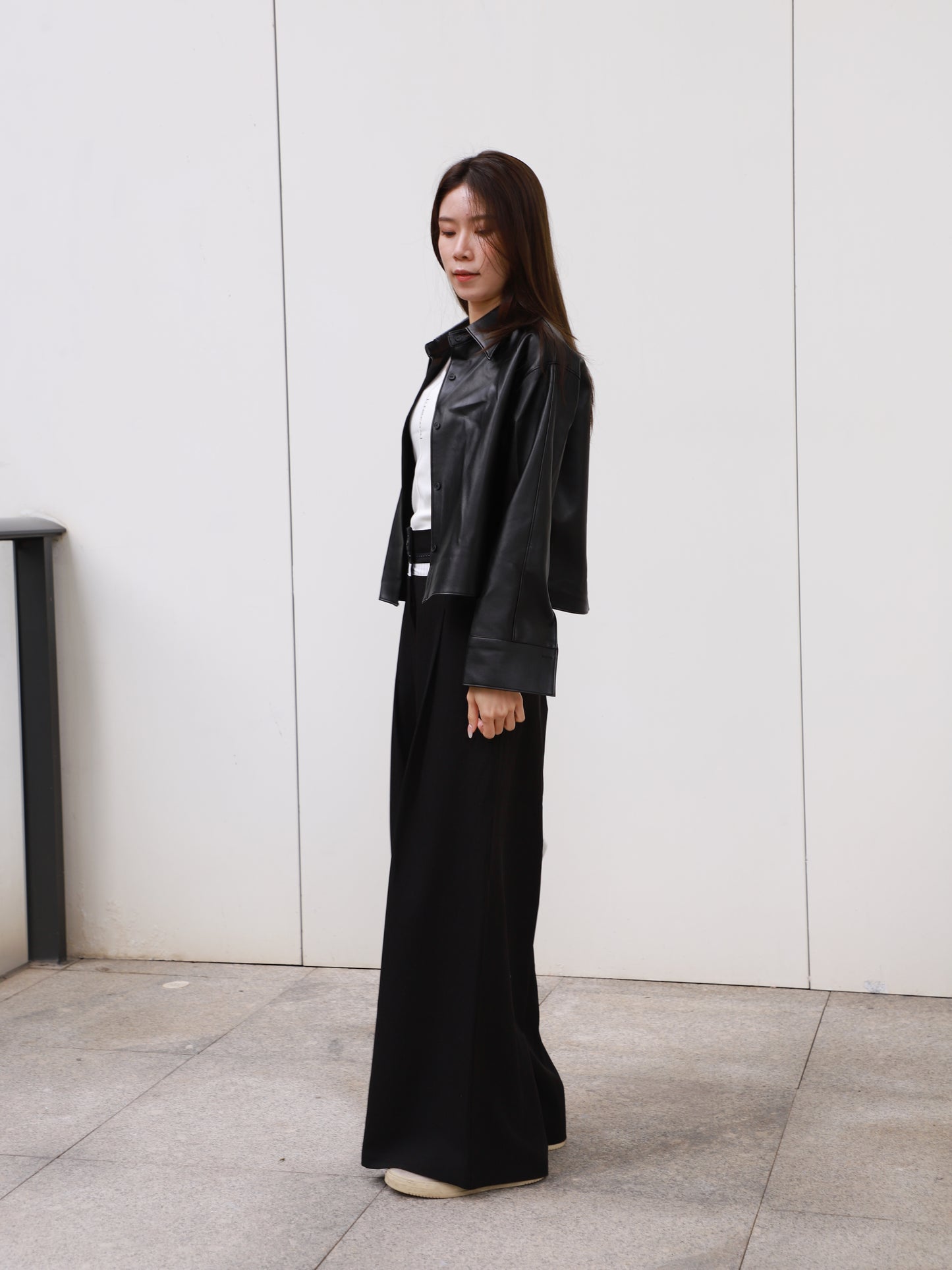 Waist Detailed Chiffon Pants