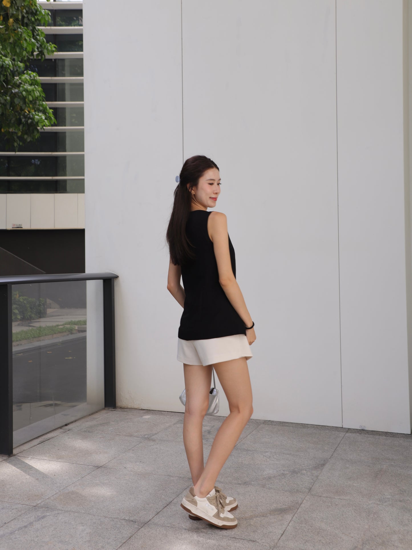 Linen Office French Tank Top