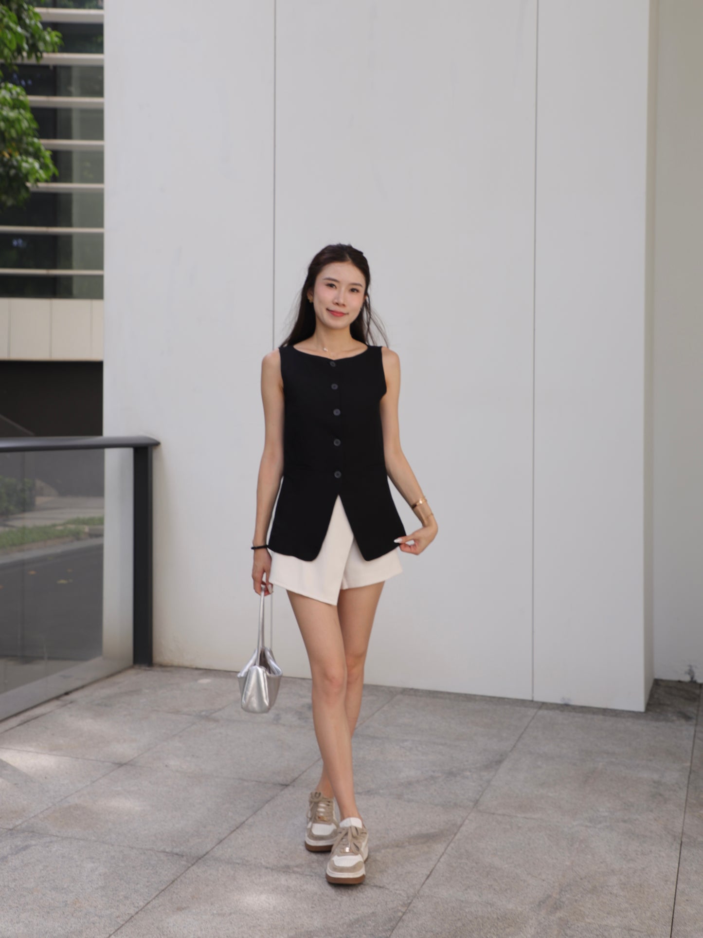 Linen Office French Tank Top
