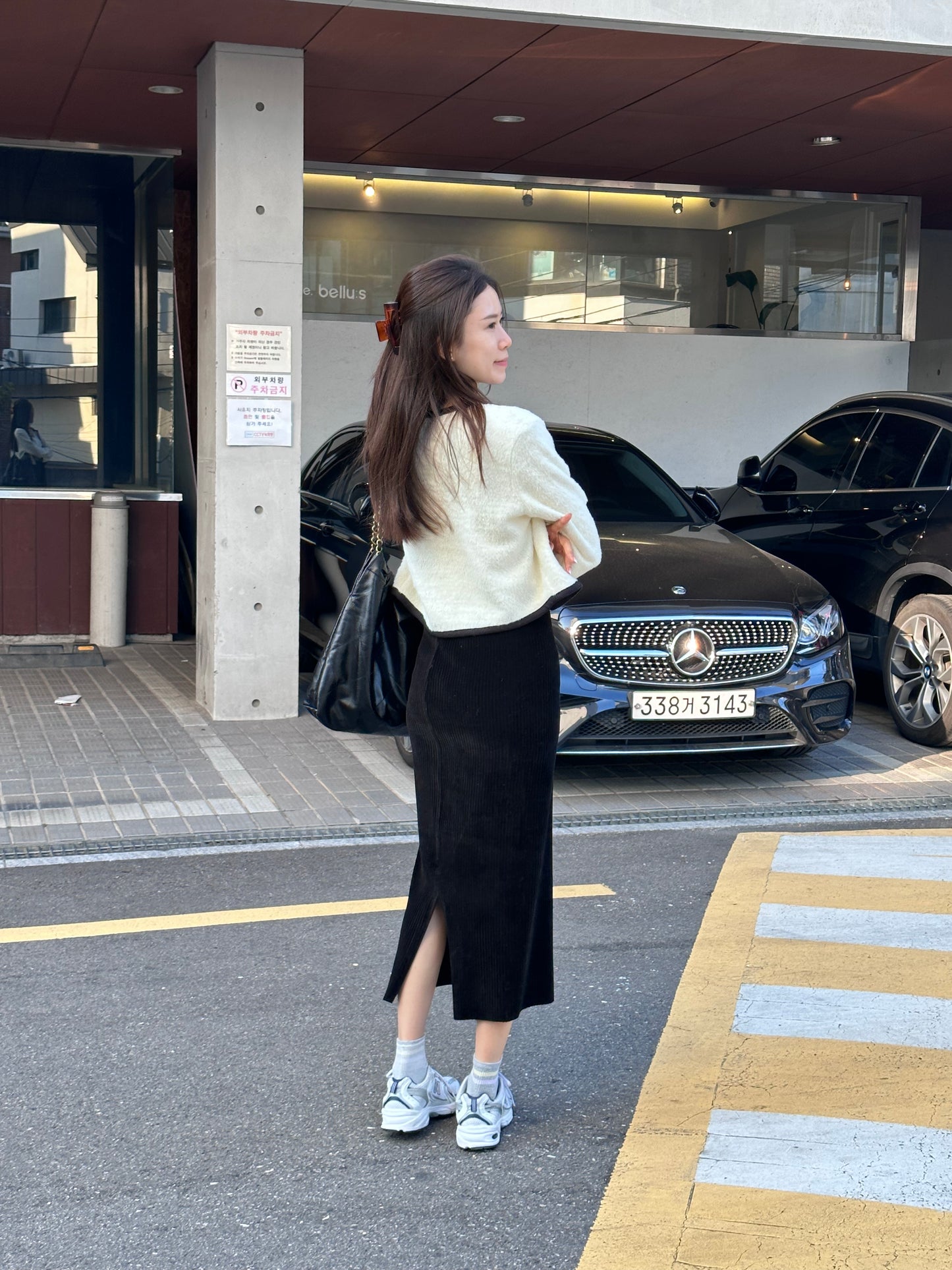Velvet Maxi Skirt