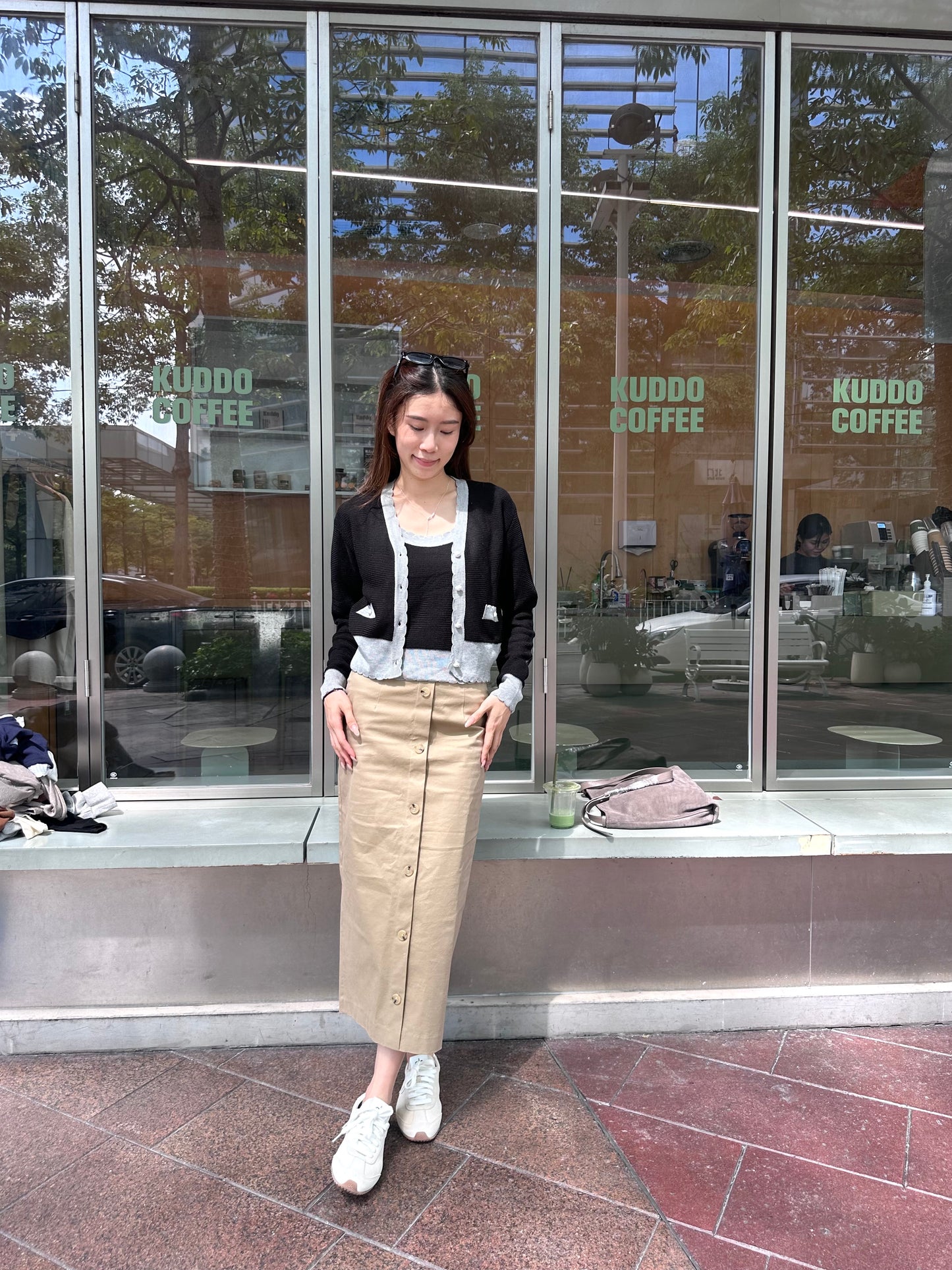 Pearl Knitted Tank & Cardigan Set