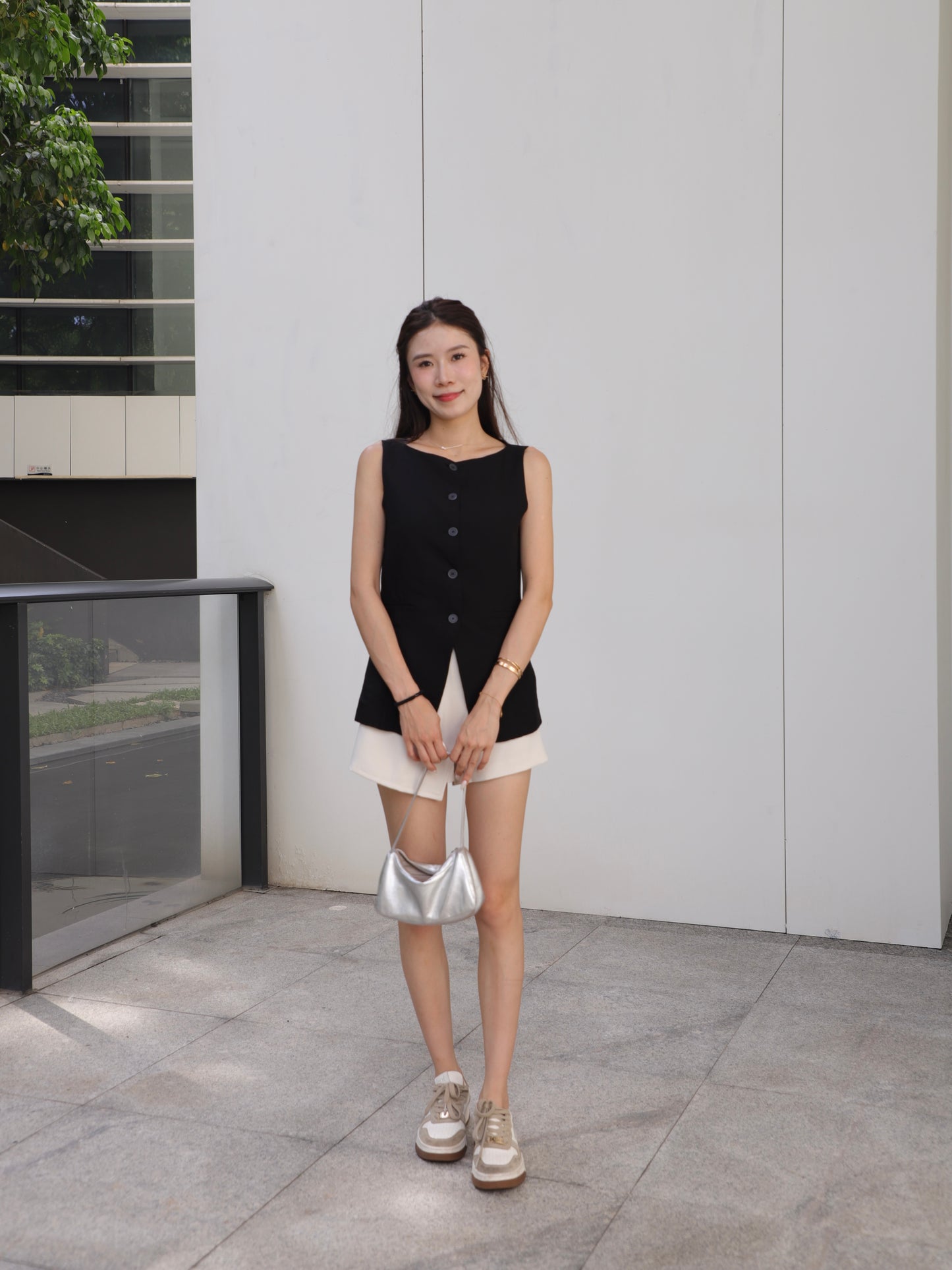 Linen Office French Tank Top