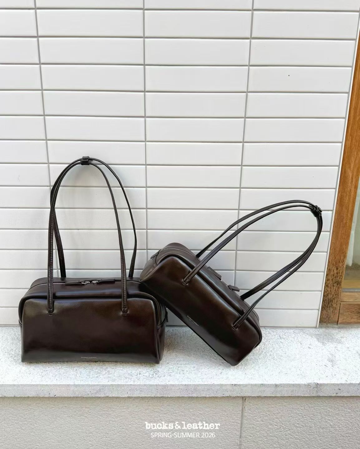 Real Leather Box Bag 大號