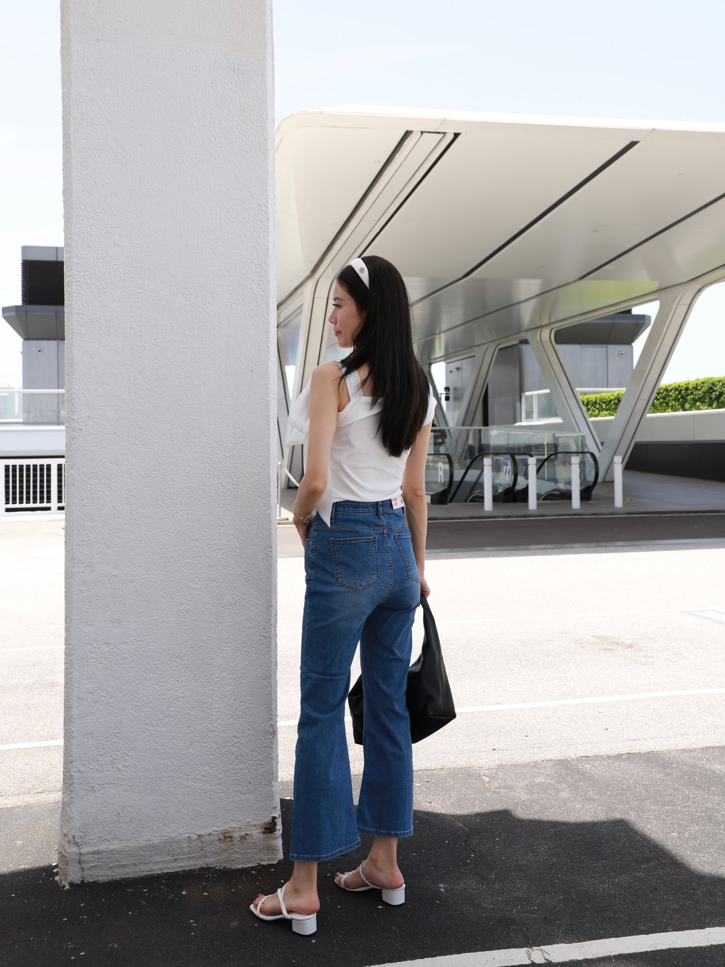 One Ribbon Cotton T Top