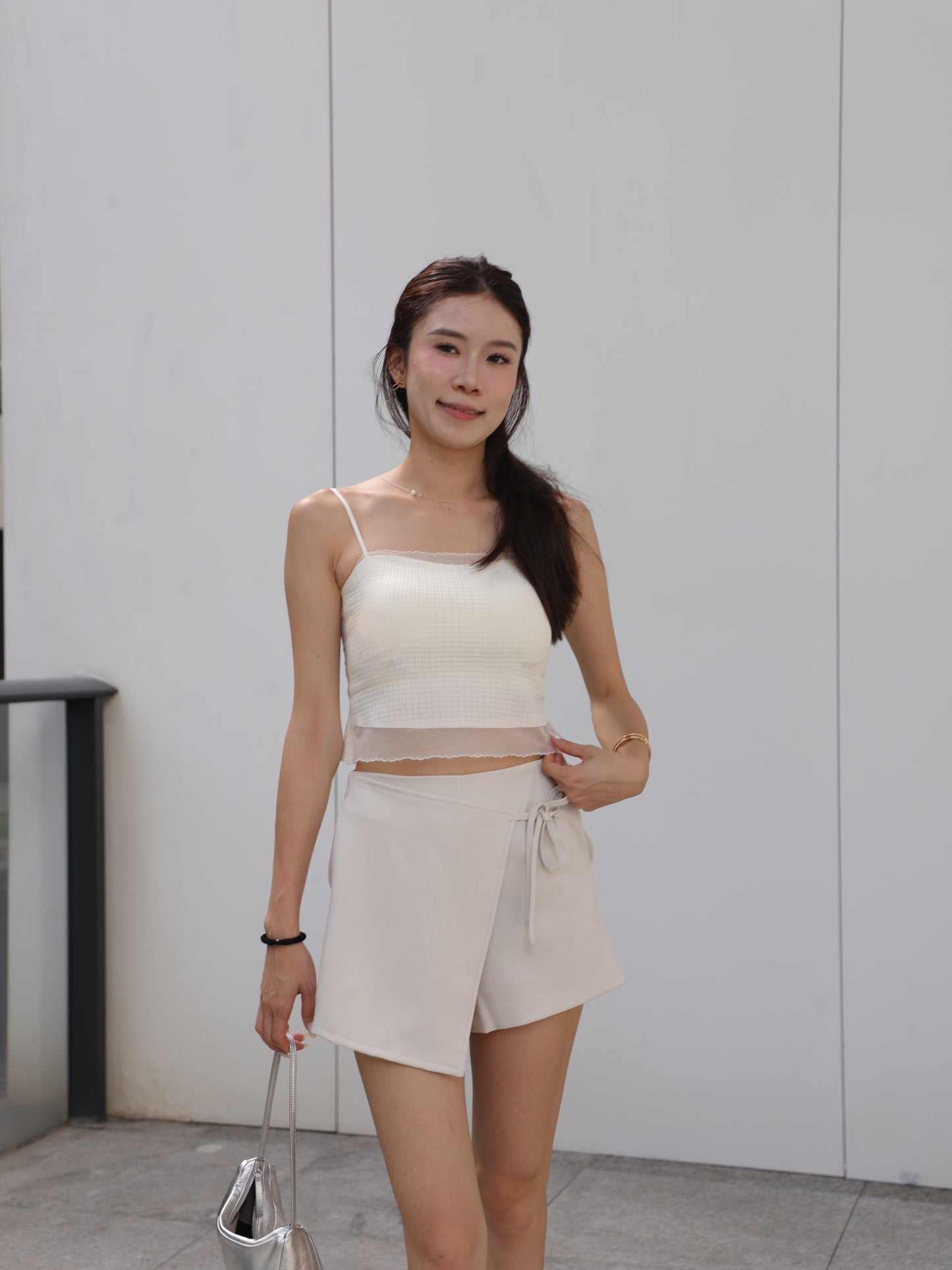 Half See Through Bra Top