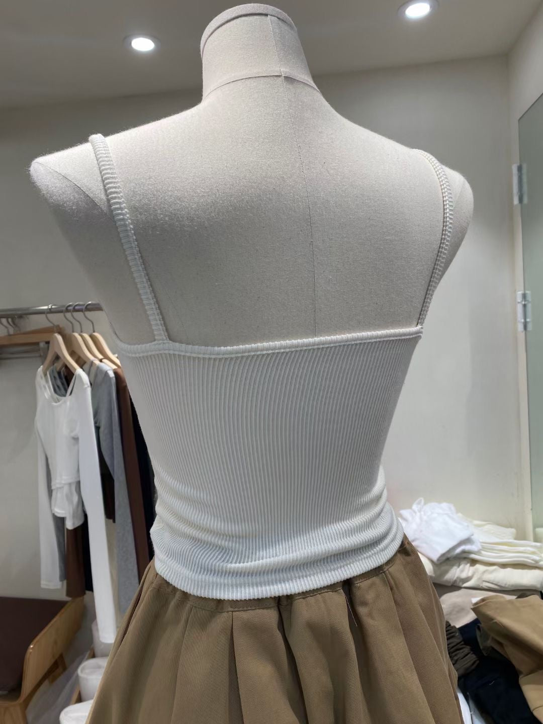 2 Way Hole Cardigan & Tank Top Set