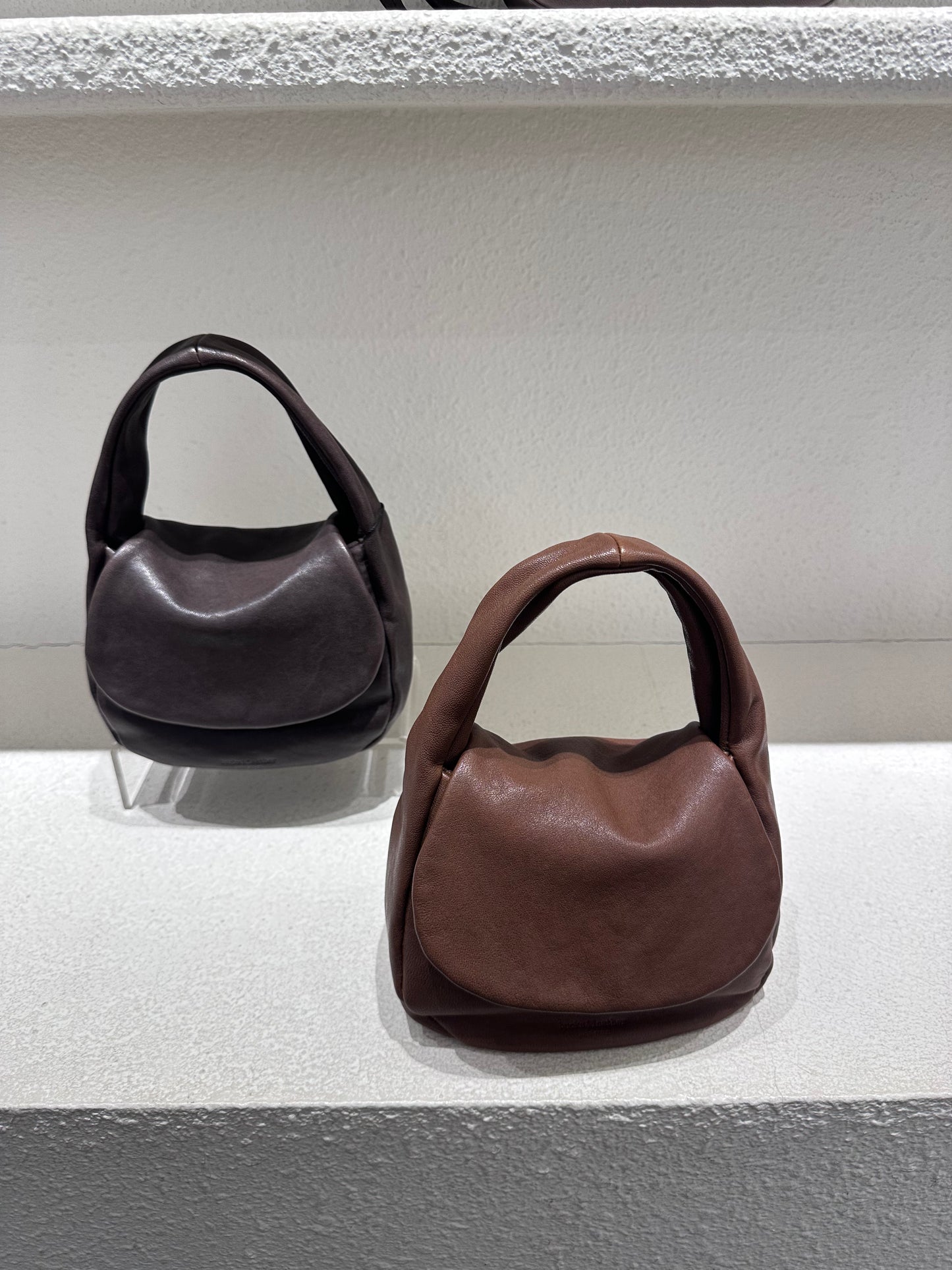 Real Leather Circle Bag