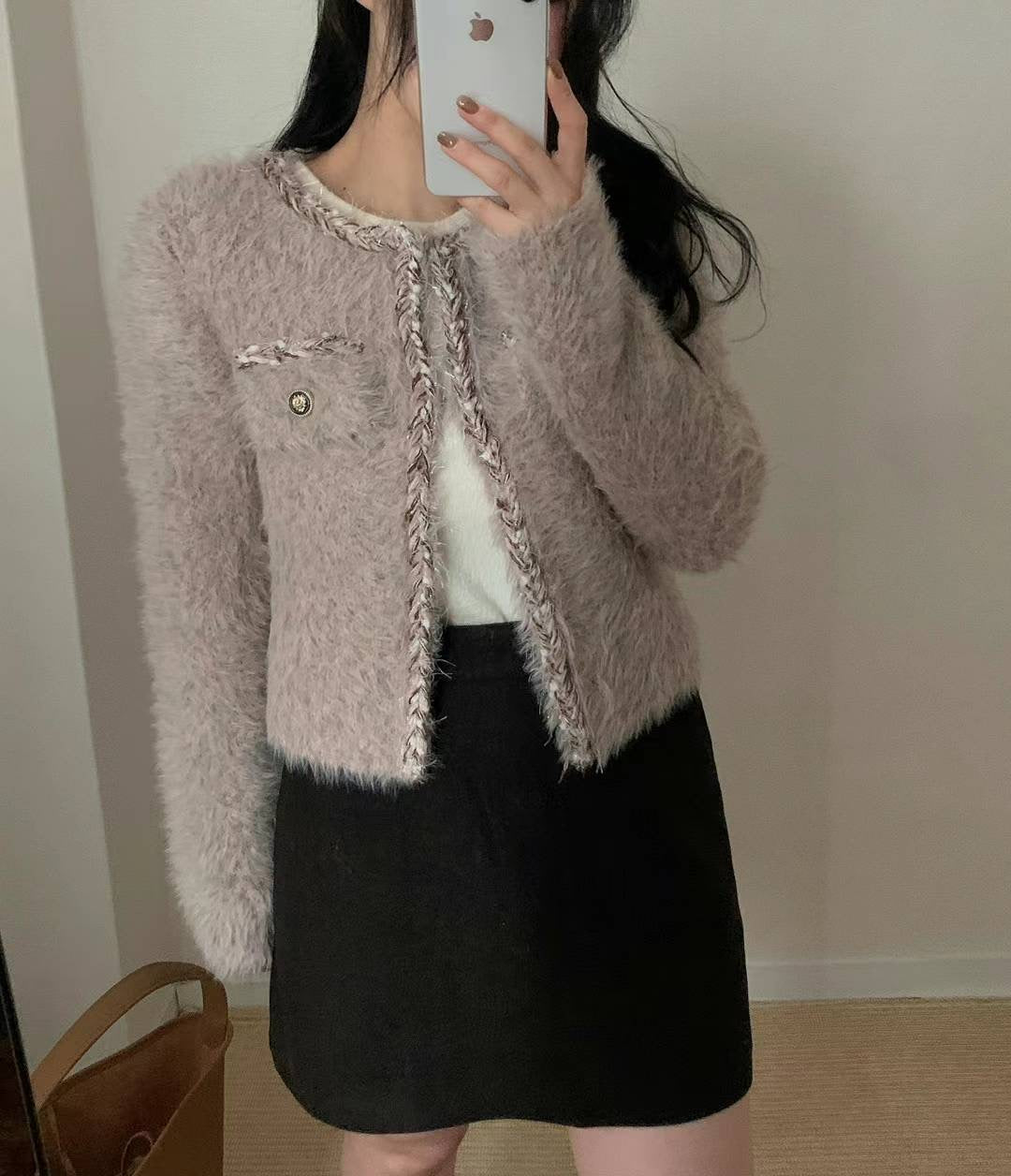 Fancy Tweed Cardigan