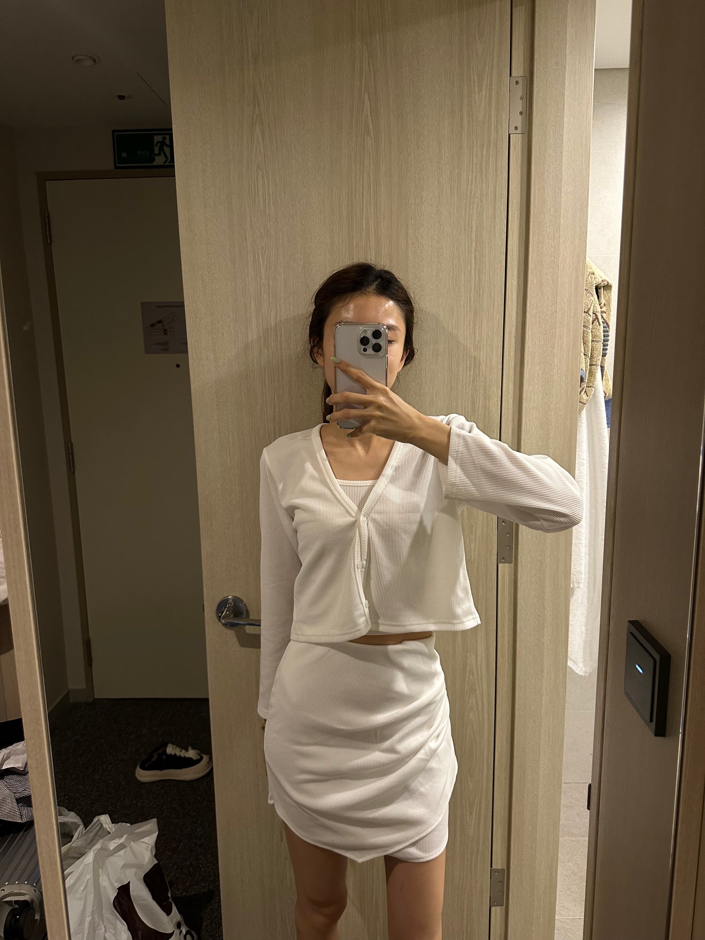 3 in 1 Top Cdg & Skirt Set