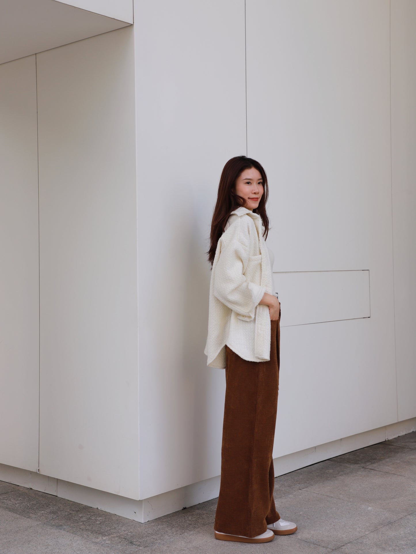 Velvet Wide Leg Pants