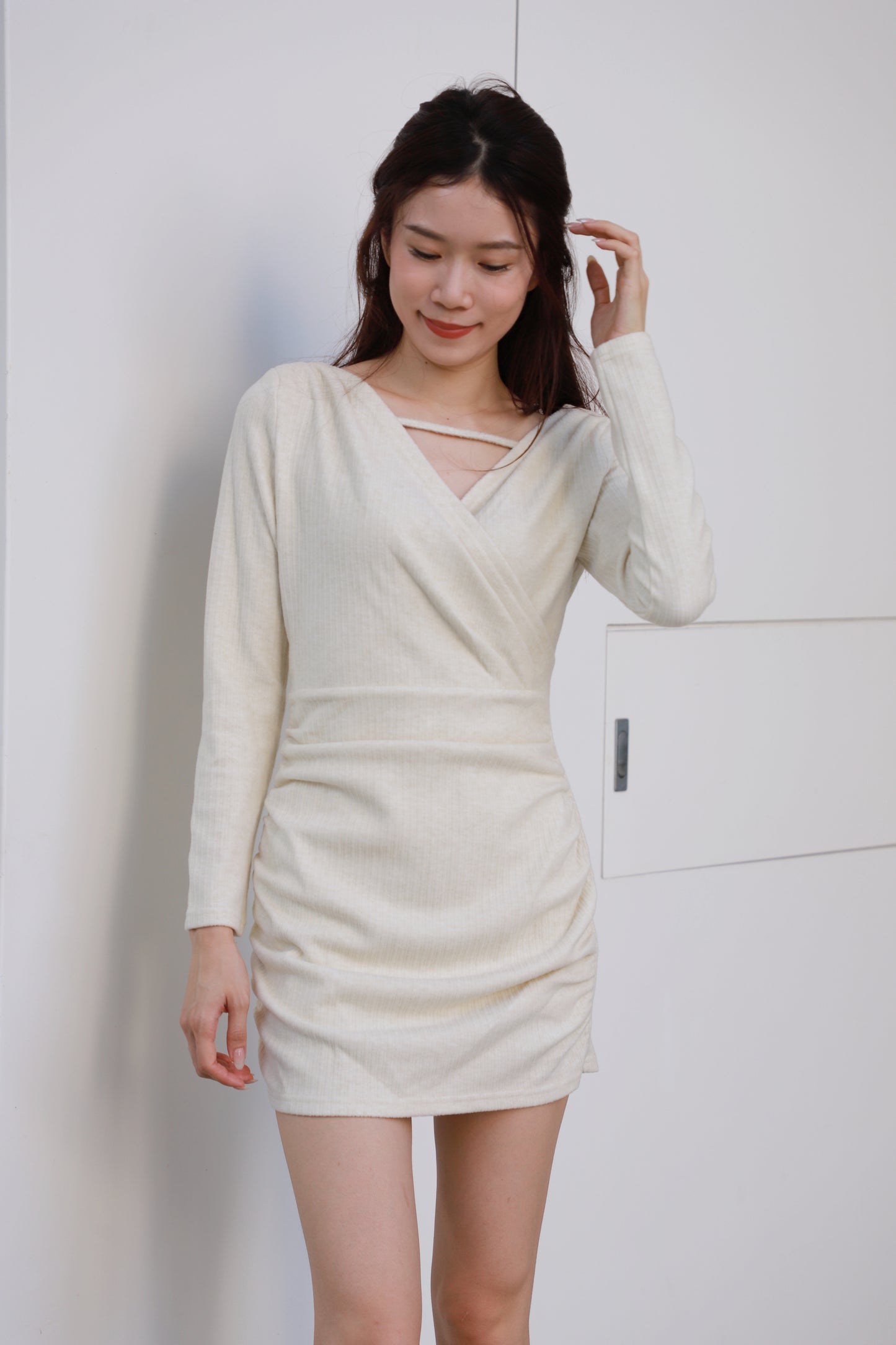 Strap on Chest Mini Dress