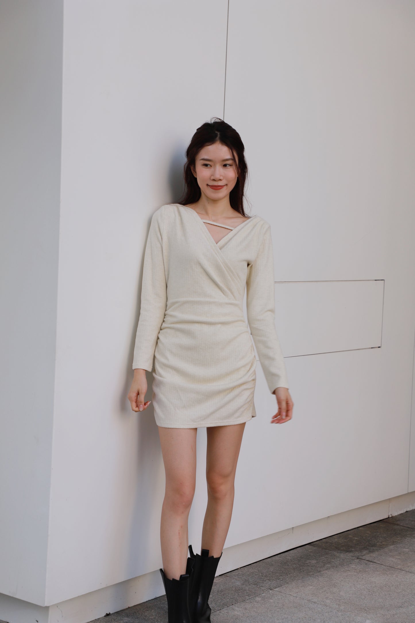 Strap on Chest Mini Dress