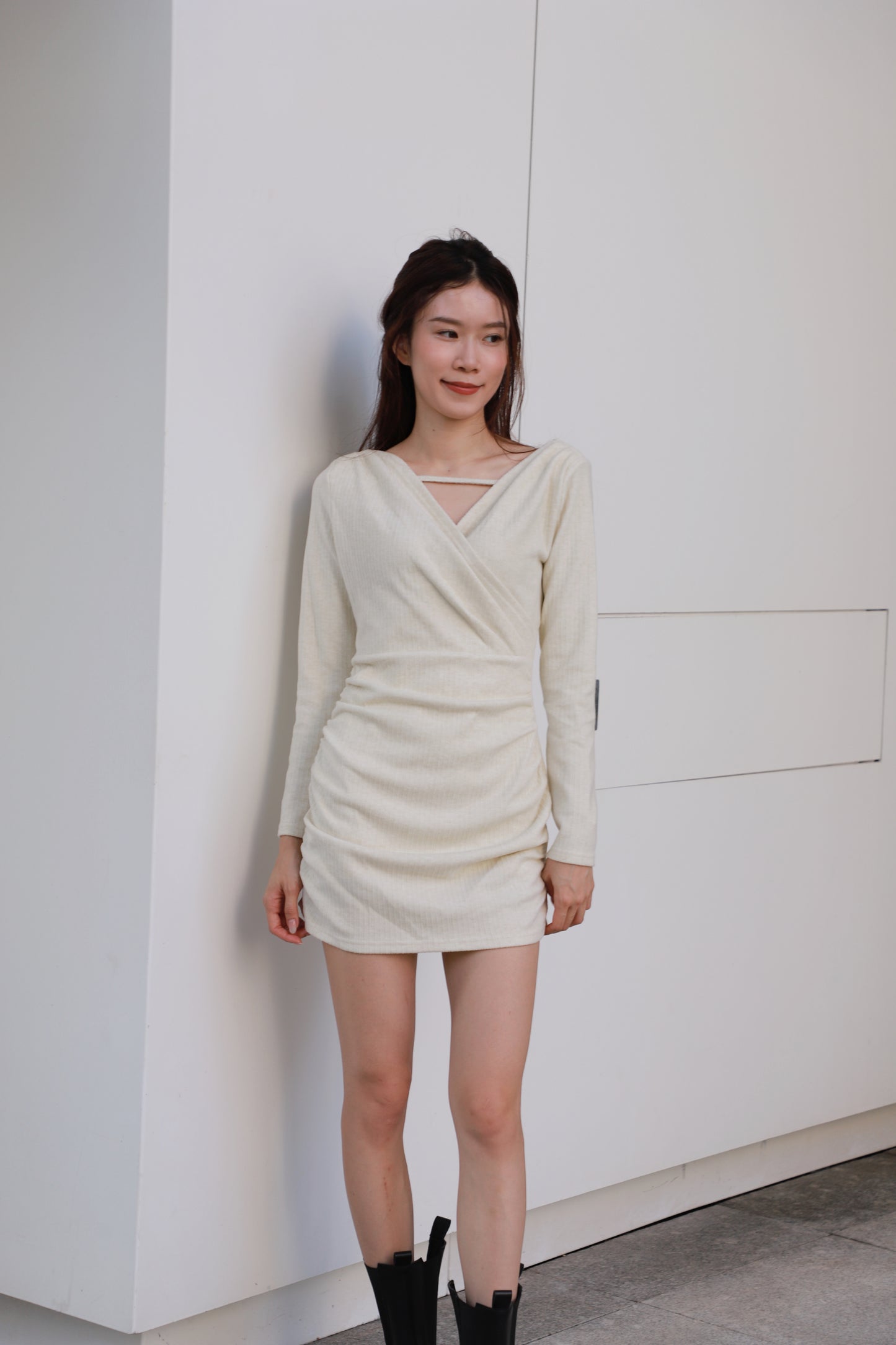 Strap on Chest Mini Dress
