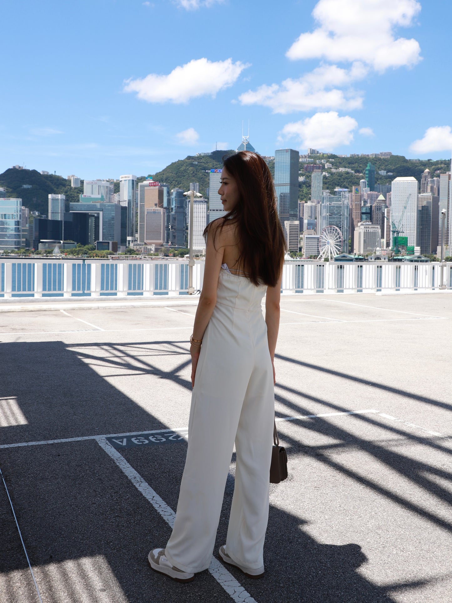 Cross Neck Jumpsuit