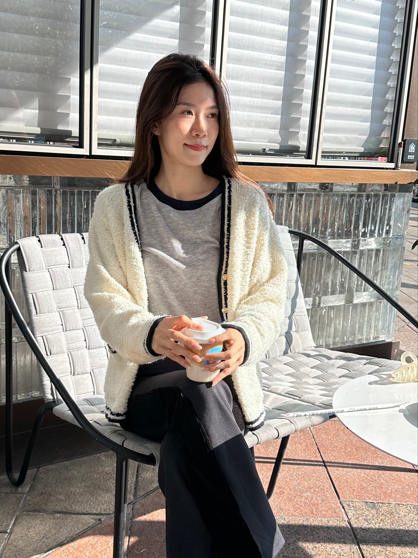Tweed Oversized Wool Jacket