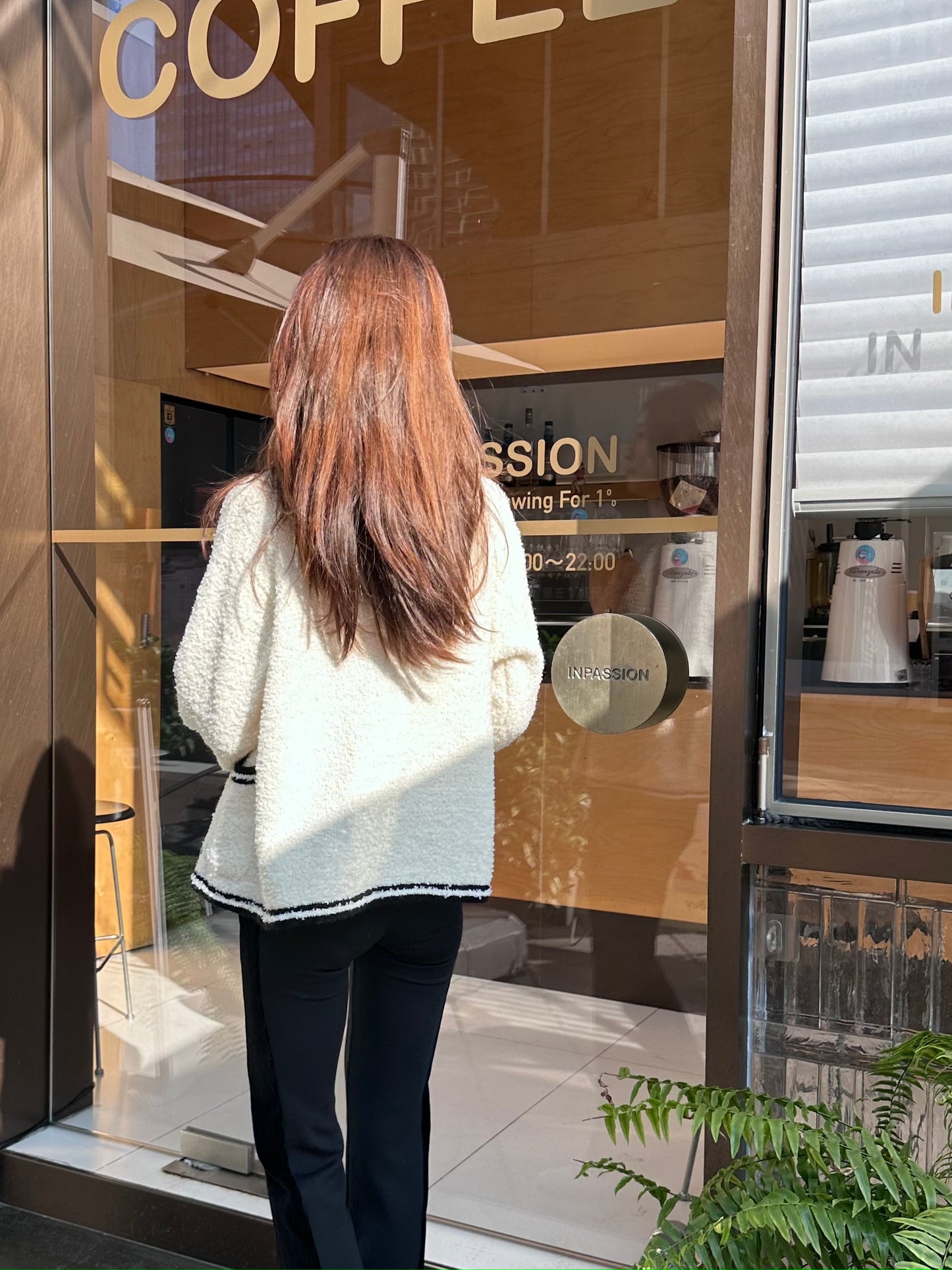 Tweed Oversized Wool Jacket
