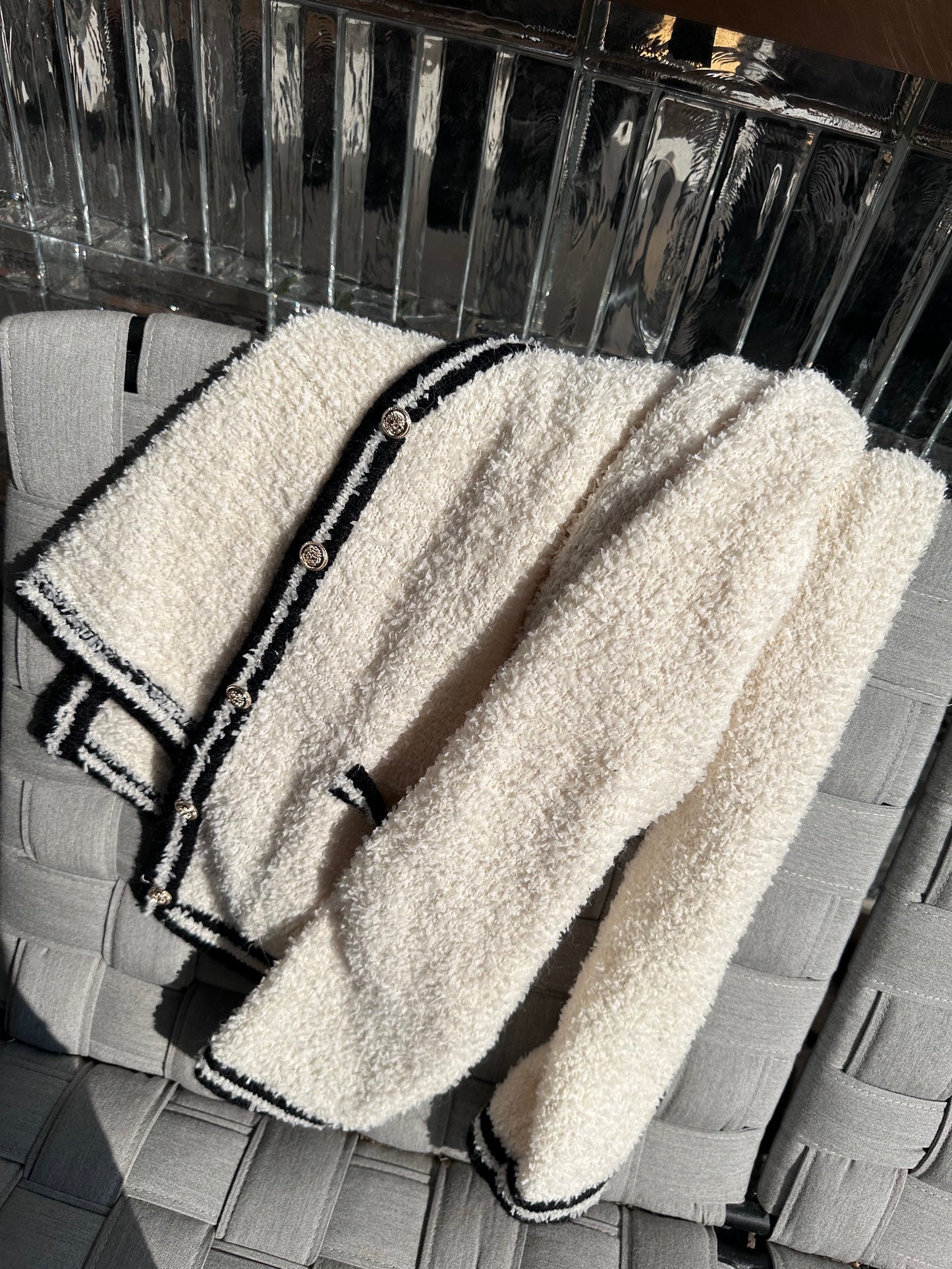 Tweed Oversized Wool Jacket