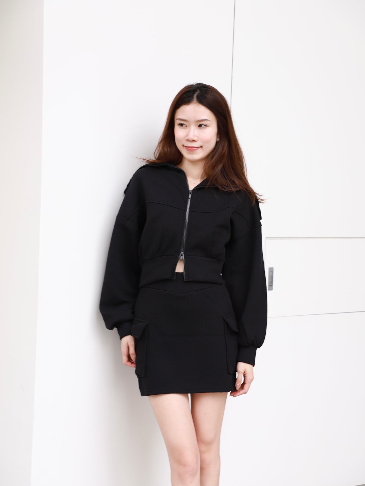 Cargo Jacket & Skirt Set