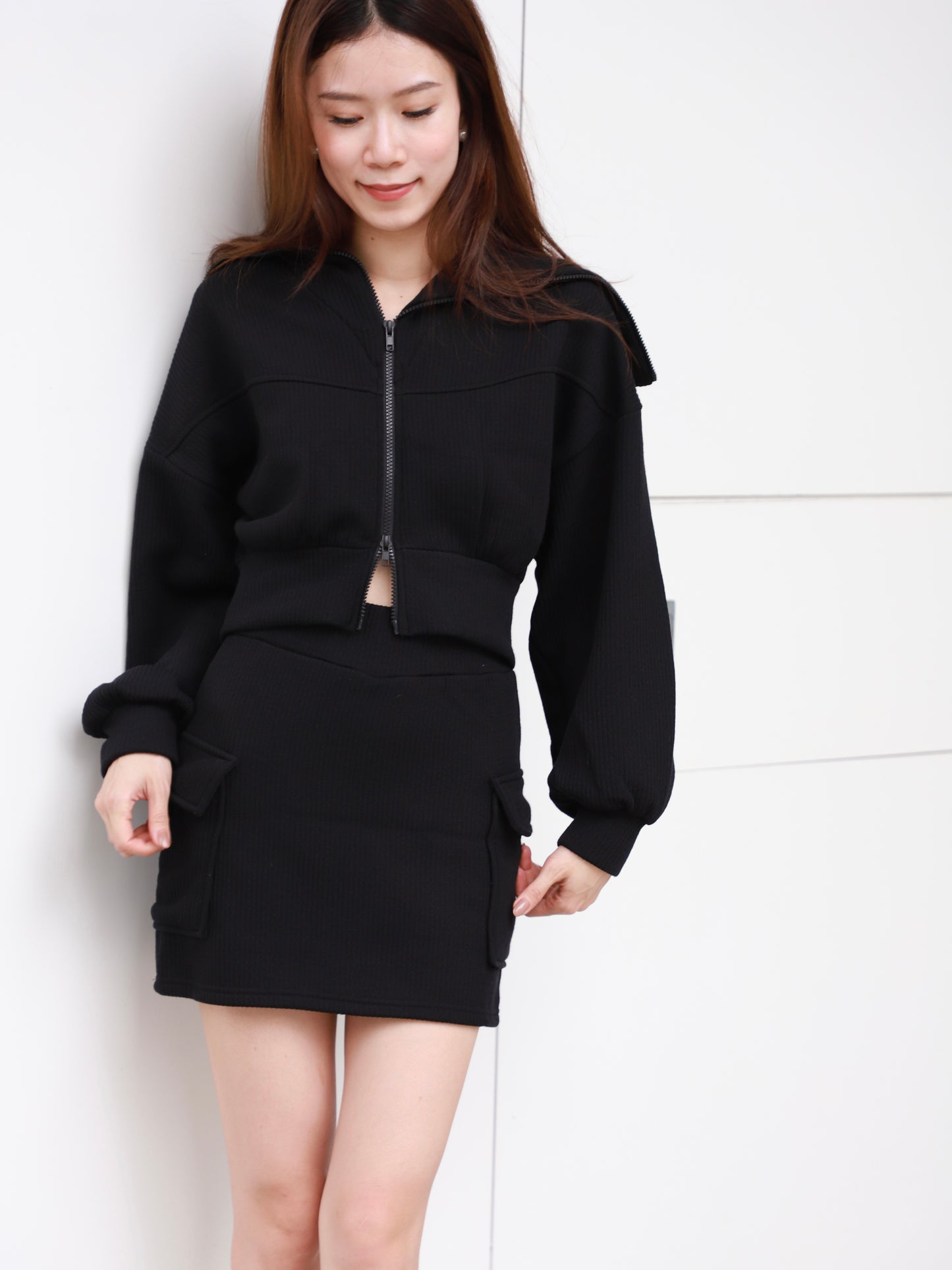 Cargo Jacket & Skirt Set