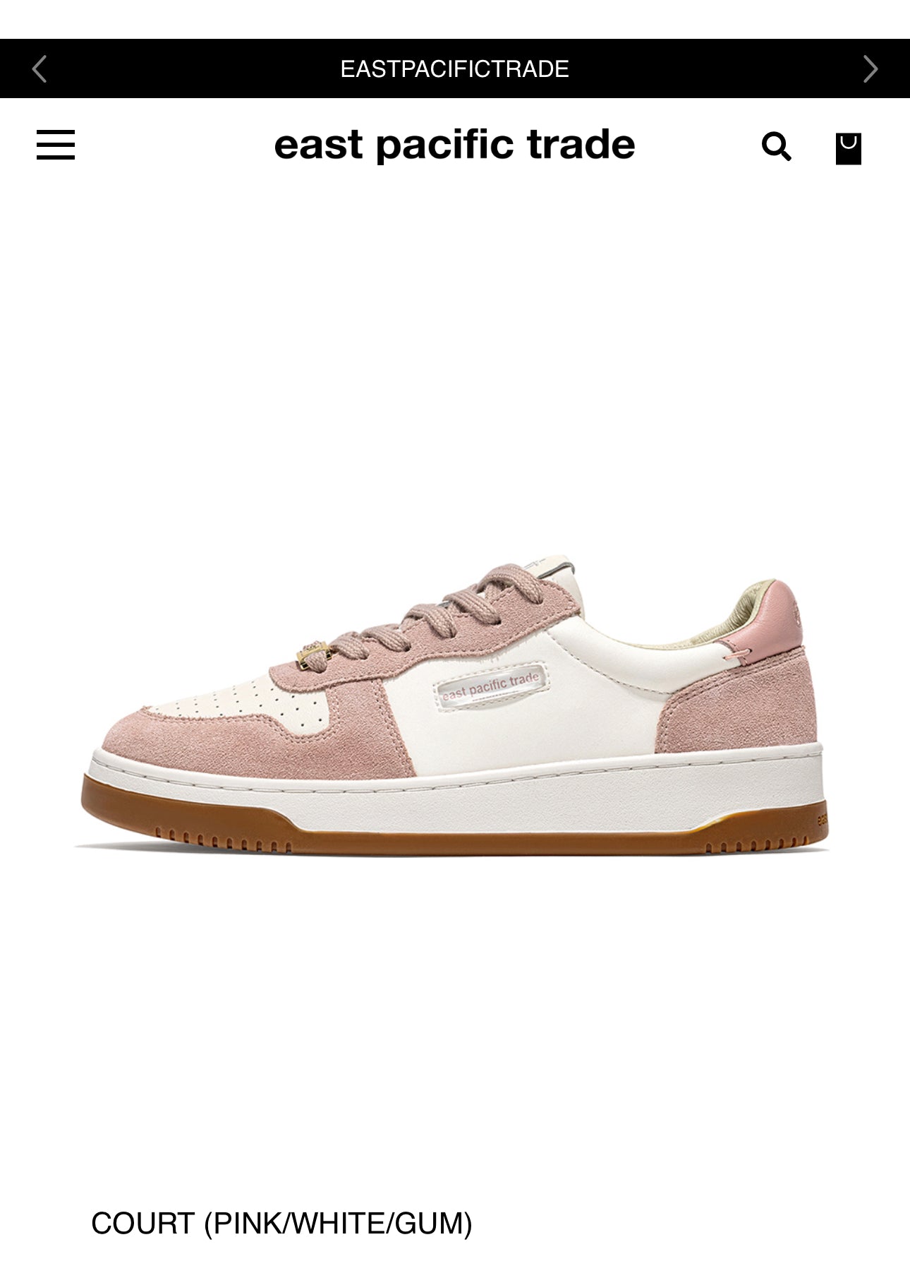 COURT(PINK/WHITE/GUM)